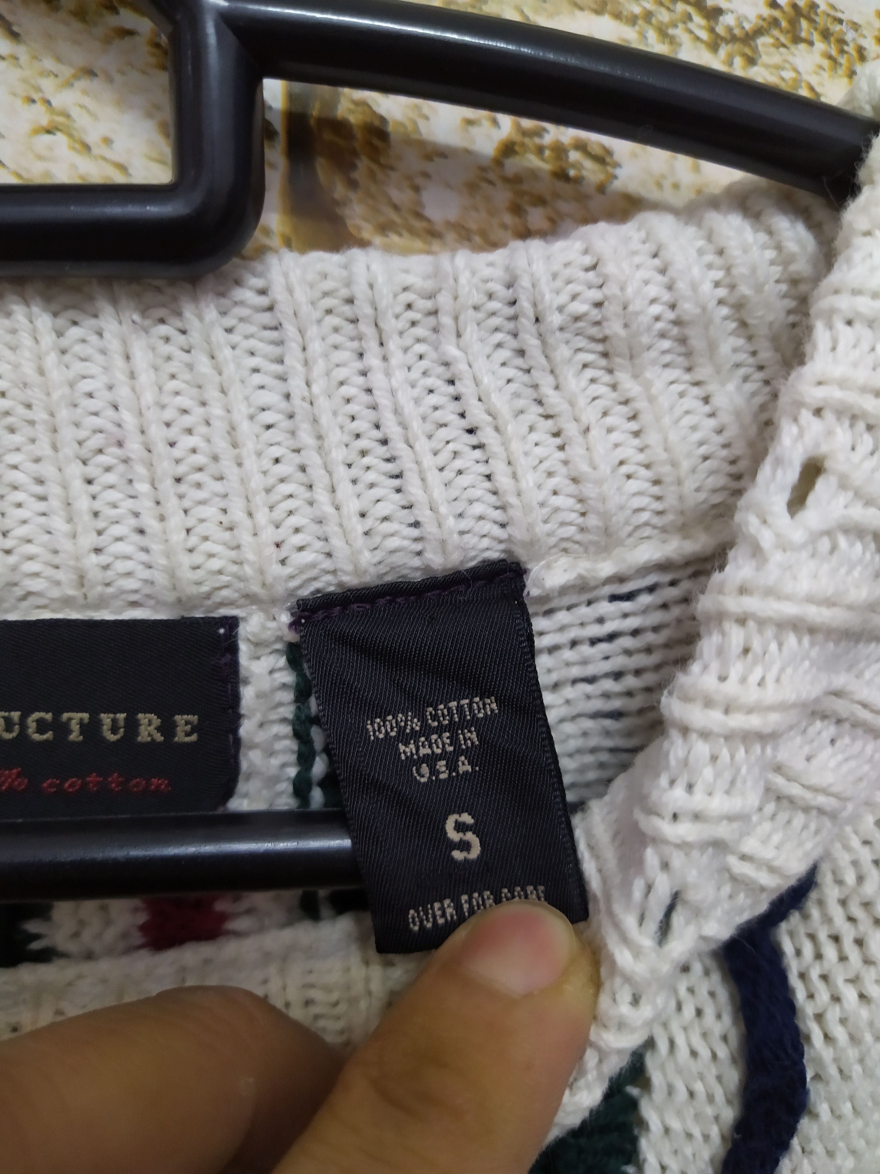 Structure STRUCTURE KNITWEAR OVERSIZED COOGI INSPIRED (B800) Size US S / EU 44-46 / 1 - 5 Thumbnail