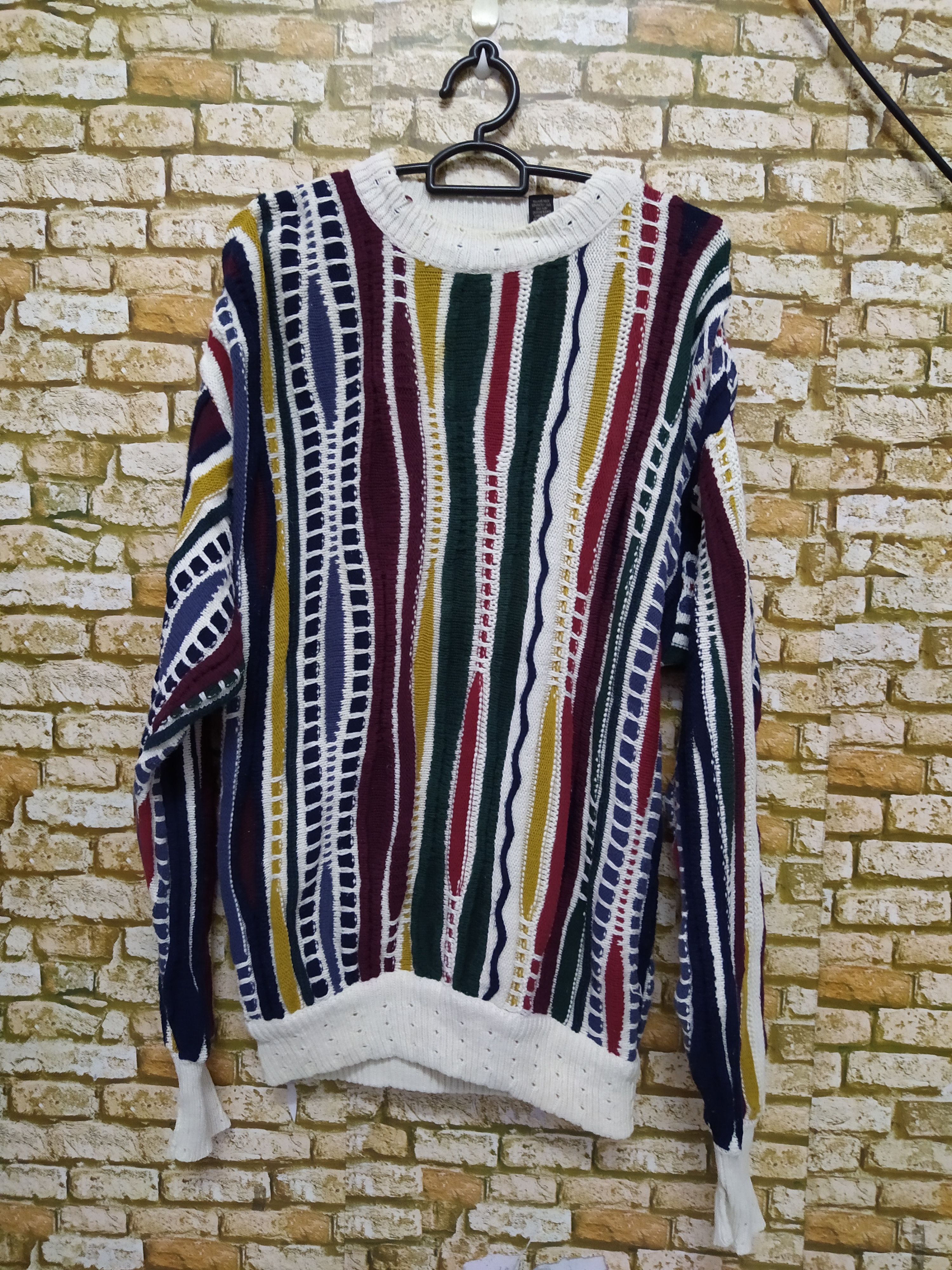 Structure STRUCTURE KNITWEAR OVERSIZED COOGI INSPIRED (B800) Size US S / EU 44-46 / 1 - 1 Thumbnail