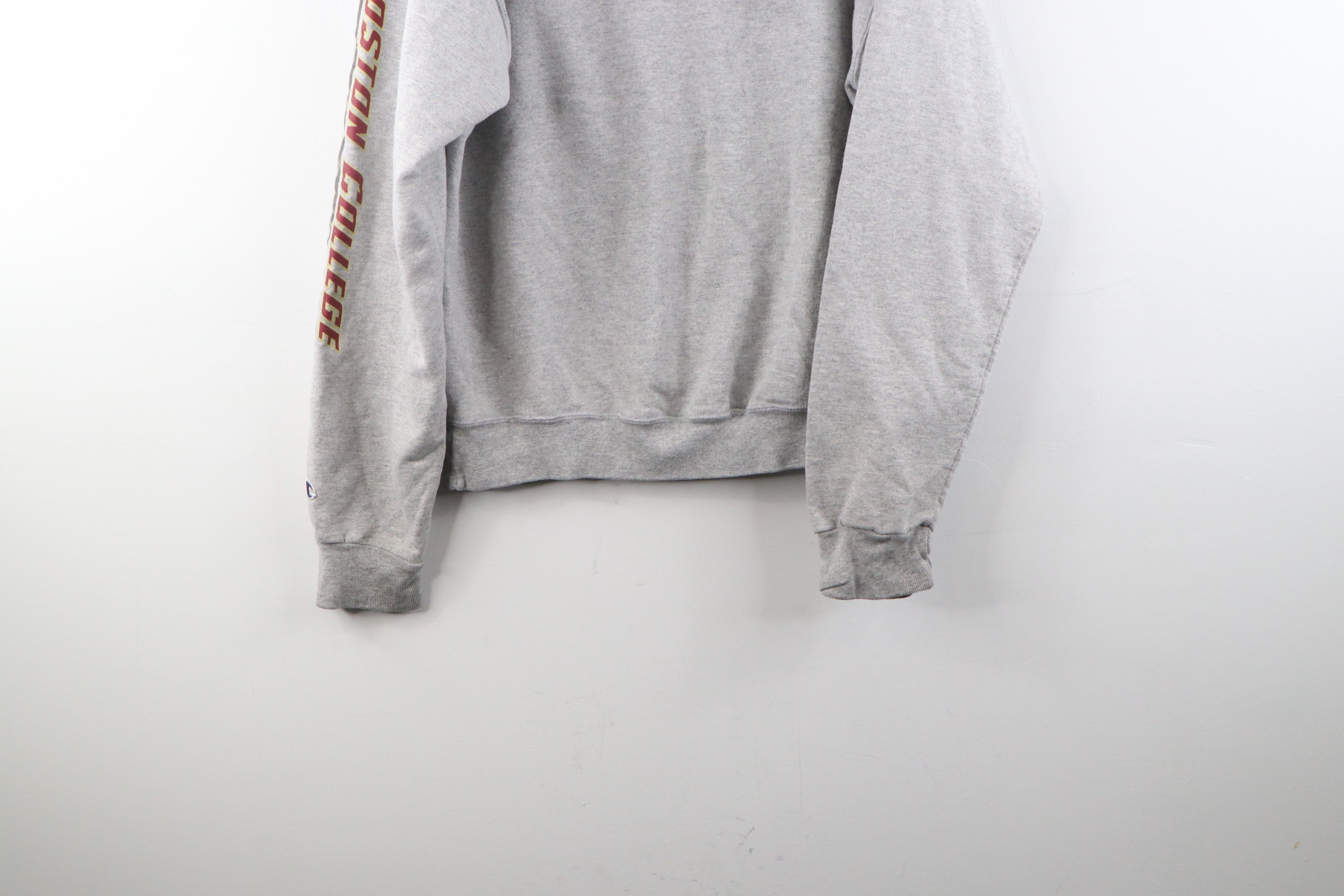 Champion × Vintage Vintage Champion Boston College Hoodie Sweatshirt Gray Size US M / EU 48-50 / 2 - 7 Thumbnail