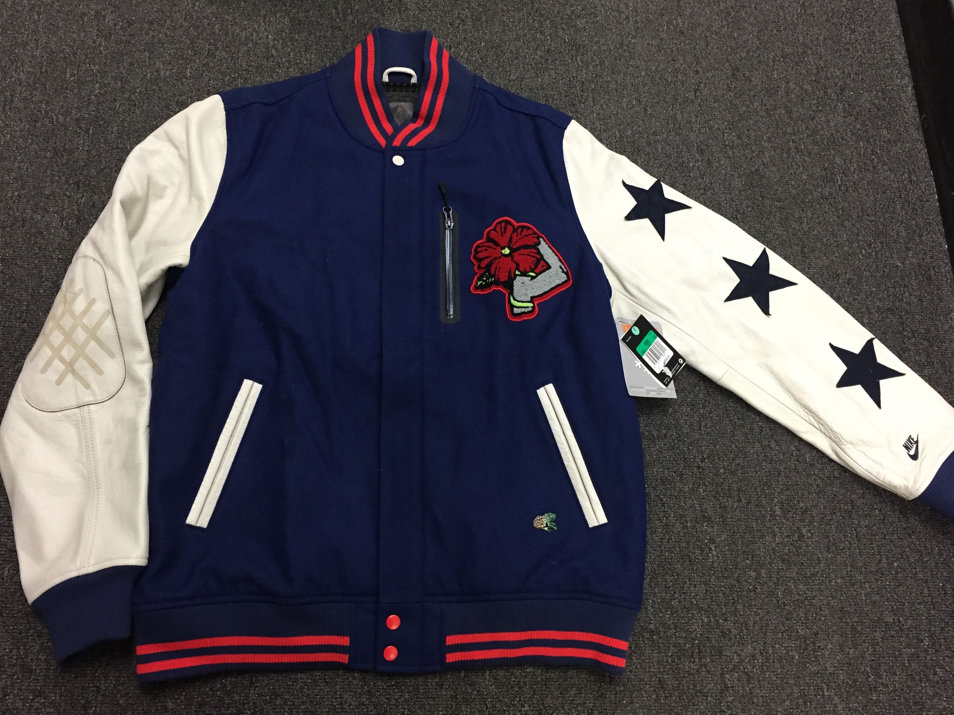 Nike Puerto Rico WBF Destroyer Varsity Jacket | Grailed