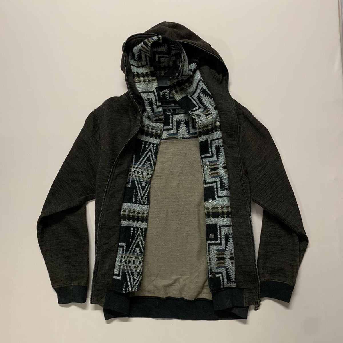 Native × Vintage ills Brand Navajo Design Native Hooded Full Zip Large Size Size US L / EU 52-54 / 3 - 1 Thumbnail