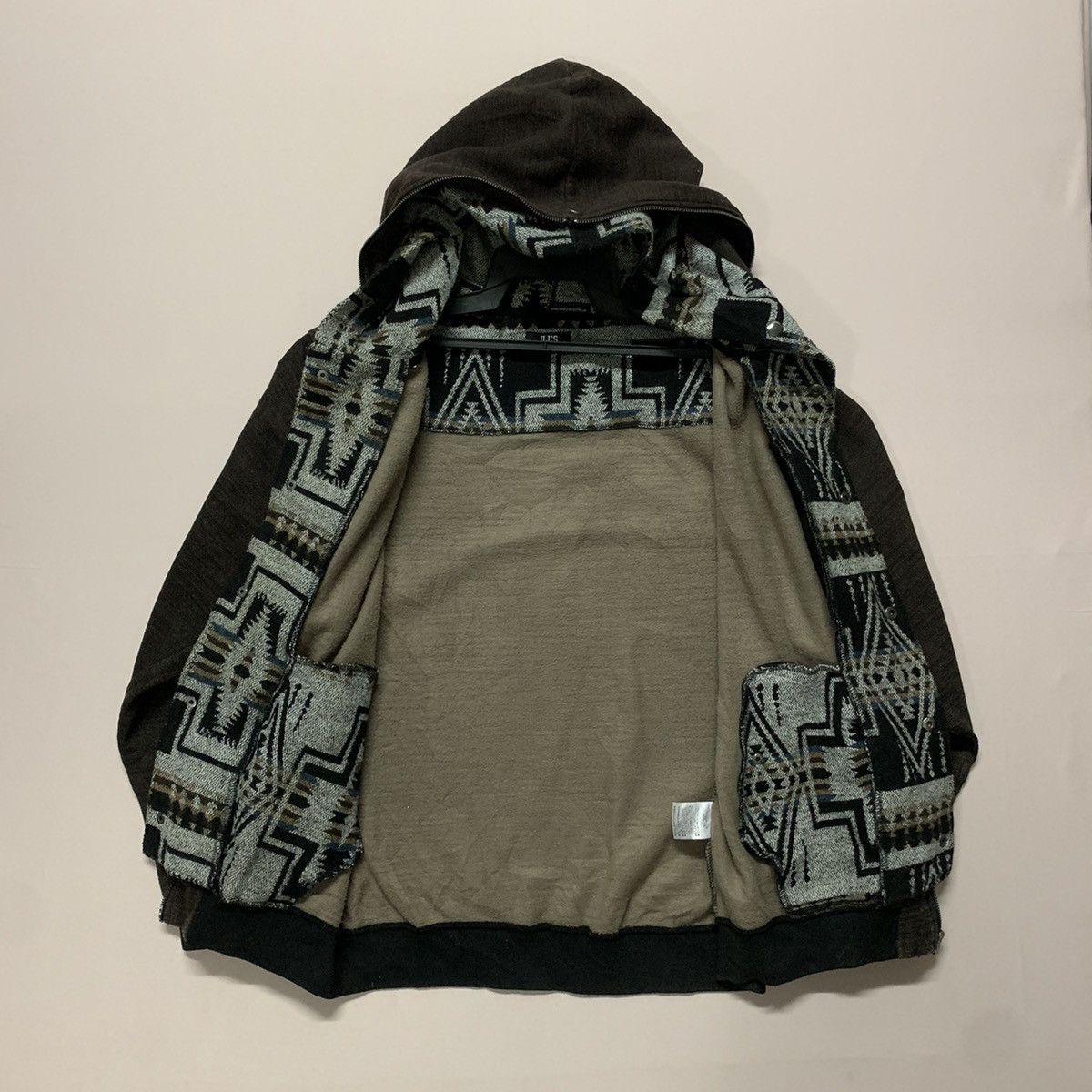 Native × Vintage ills Brand Navajo Design Native Hooded Full Zip Large Size Size US L / EU 52-54 / 3 - 8 Thumbnail