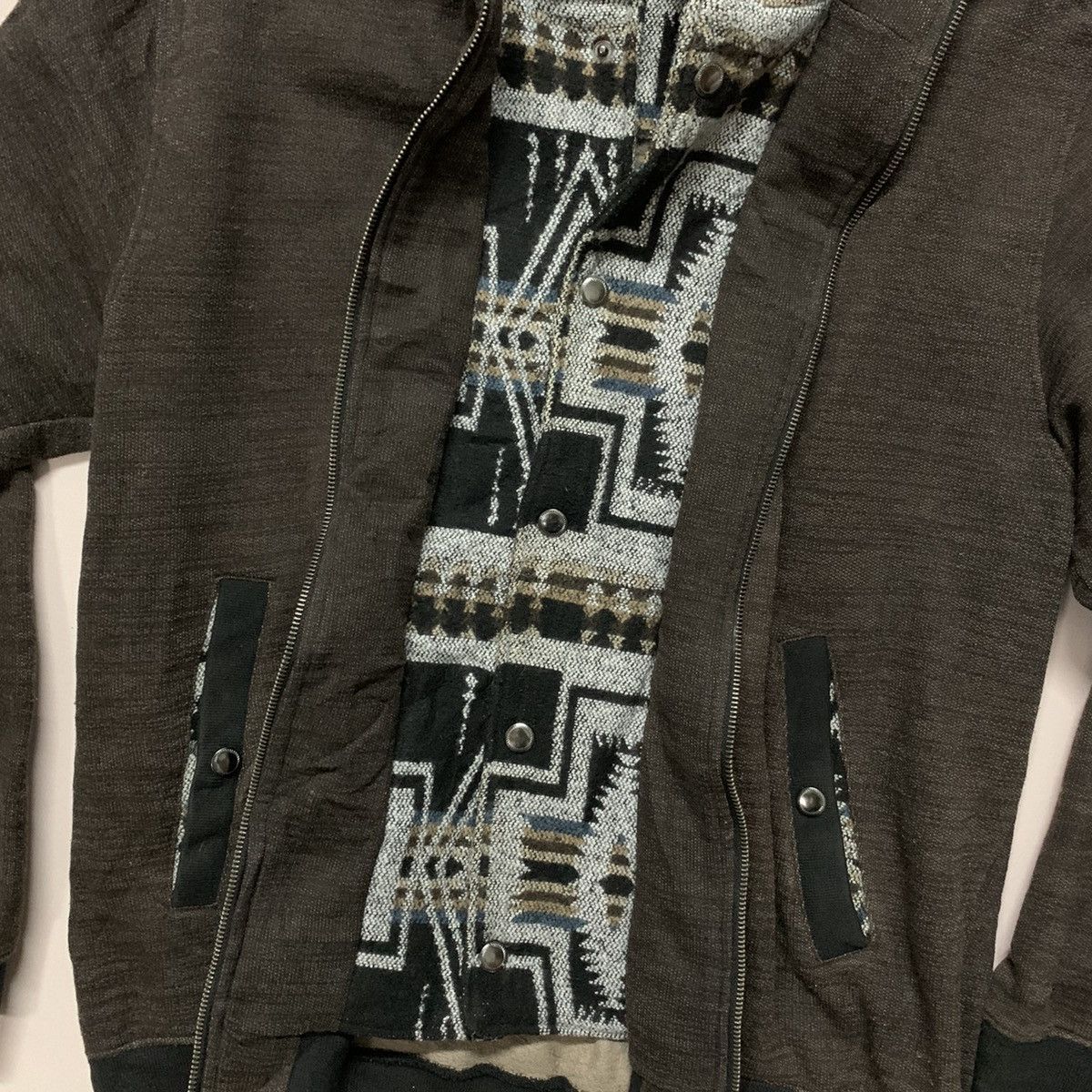 Native × Vintage ills Brand Navajo Design Native Hooded Full Zip Large Size Size US L / EU 52-54 / 3 - 4 Thumbnail