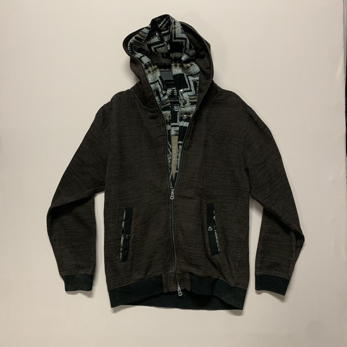 Native × Vintage ills Brand Navajo Design Native Hooded Full Zip Large Size Size US L / EU 52-54 / 3 - 2 Thumbnail