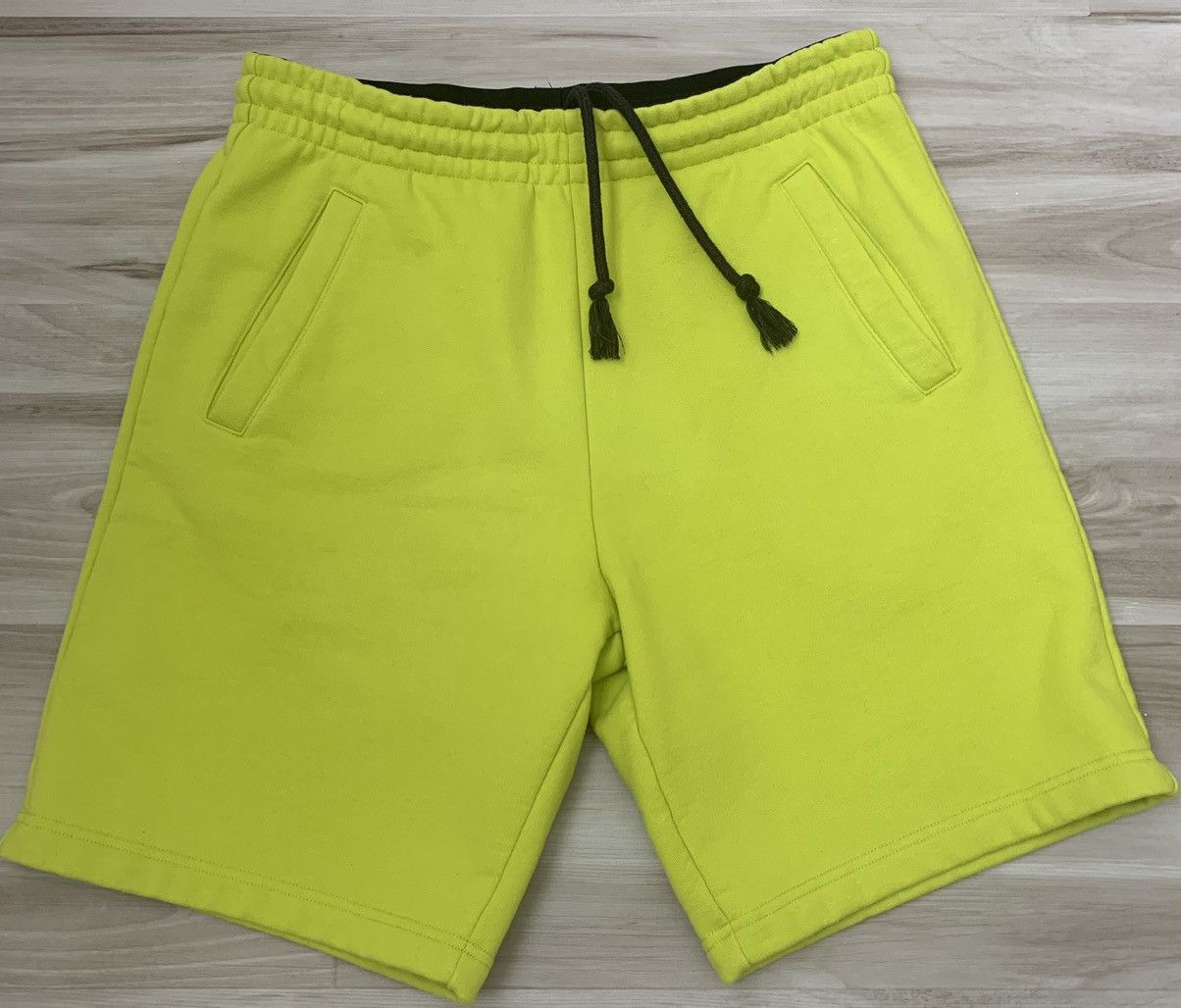 image of Acne Studios Sweat Shorts Size Medium in Yellow, Men's