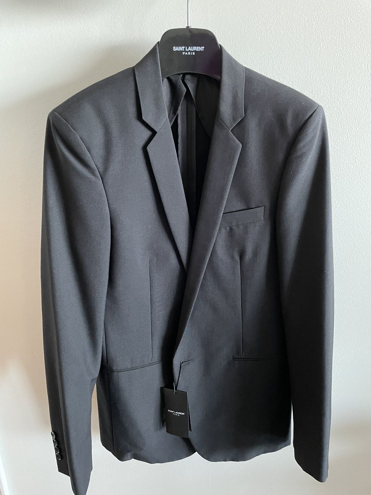 Saint Laurent Paris $3,000 Value Super Runway Sold Out Classic Blazer Brand New Size 46R - 1 Thumbnail