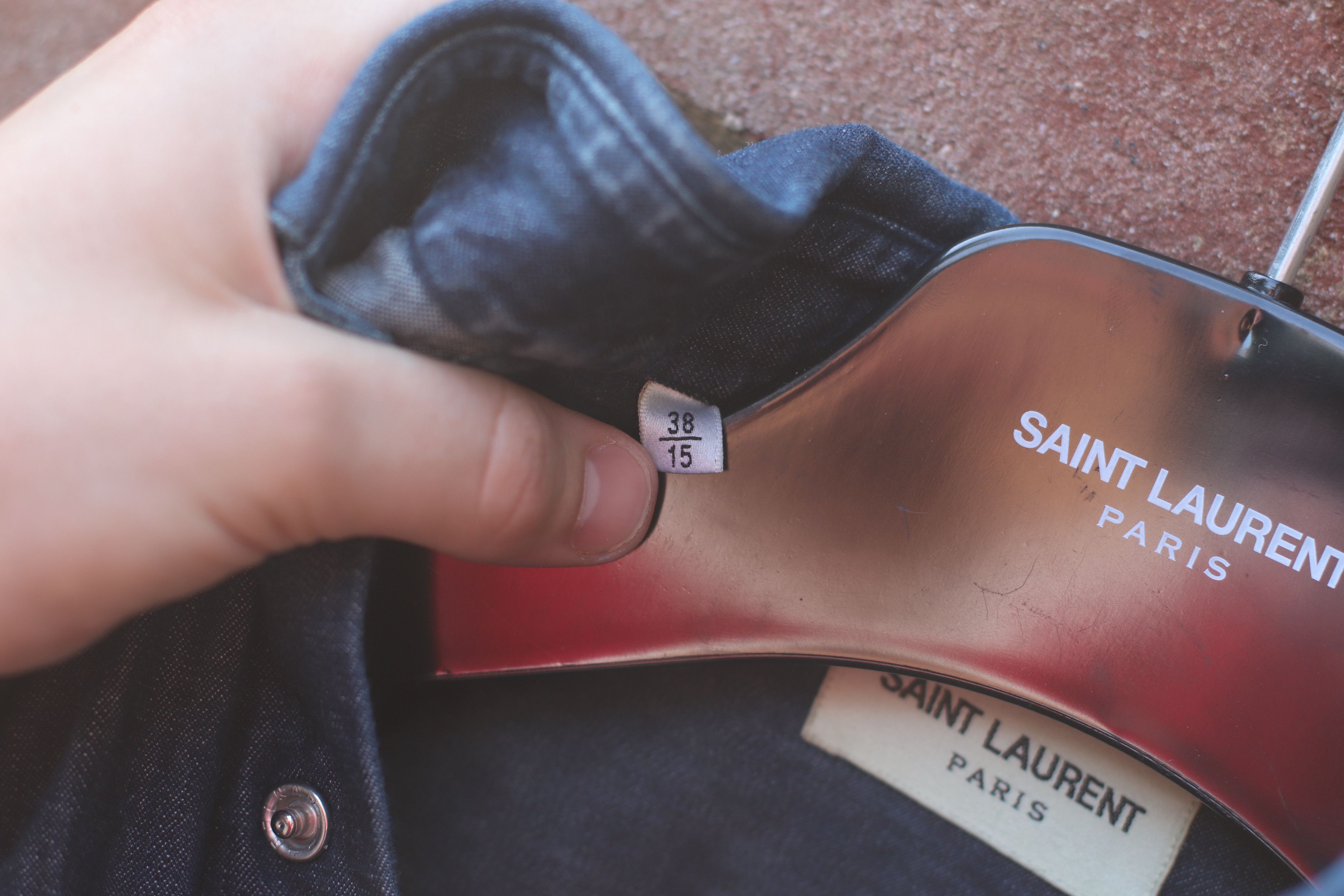 Saint Laurent Paris FW13 Denim Shirt Size US S / EU 44-46 / 1 - 4 Thumbnail