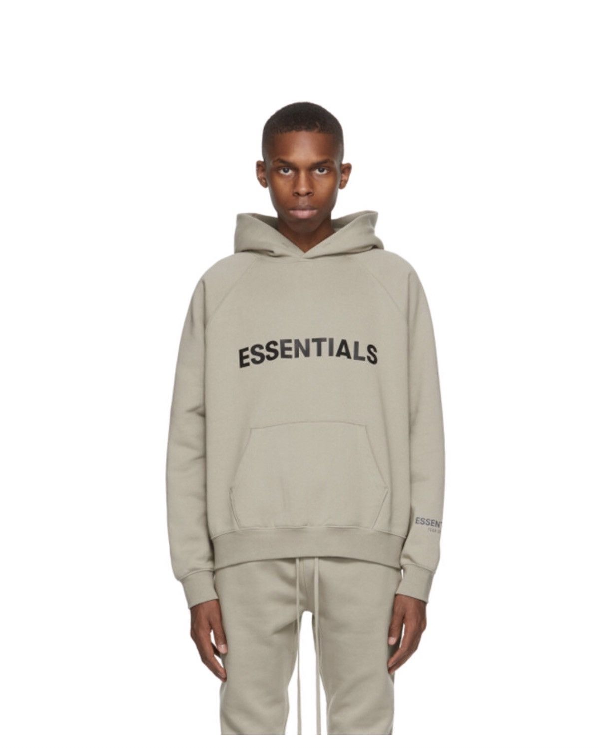 Fear of God Essentials Olive Hoodie buy FW20 Size XS