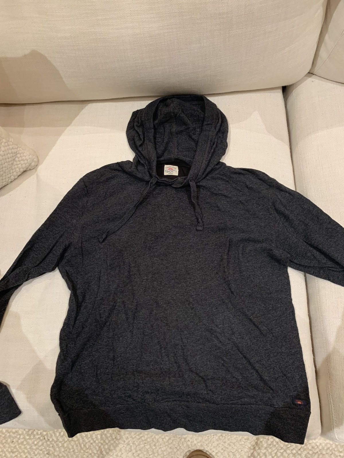 Faherty Pull Over Hoodie Sweatshirt