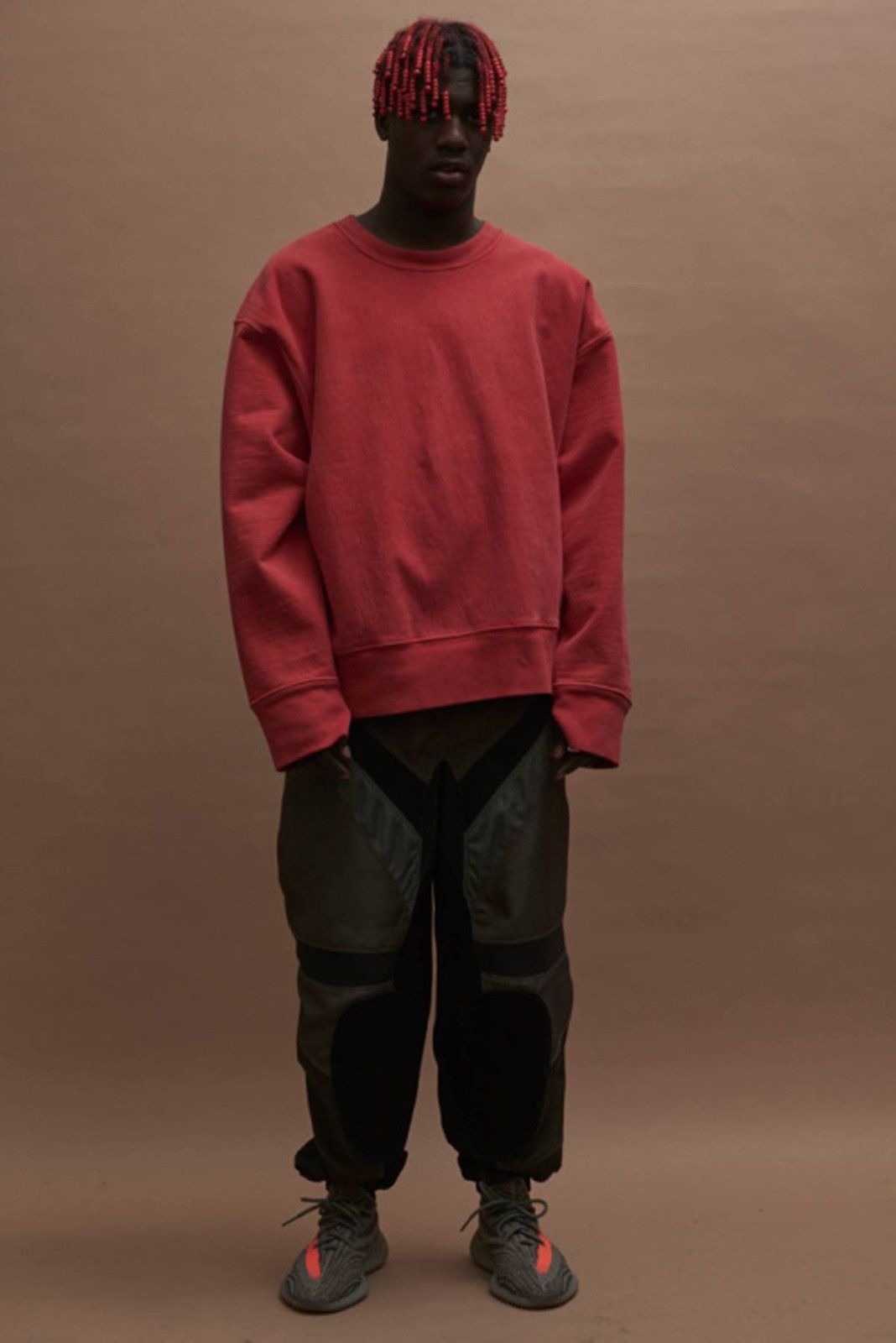Yeezy Season YEEZY SEASON 3 FLUORO RED HOODIE SIZE SMALL Grailed