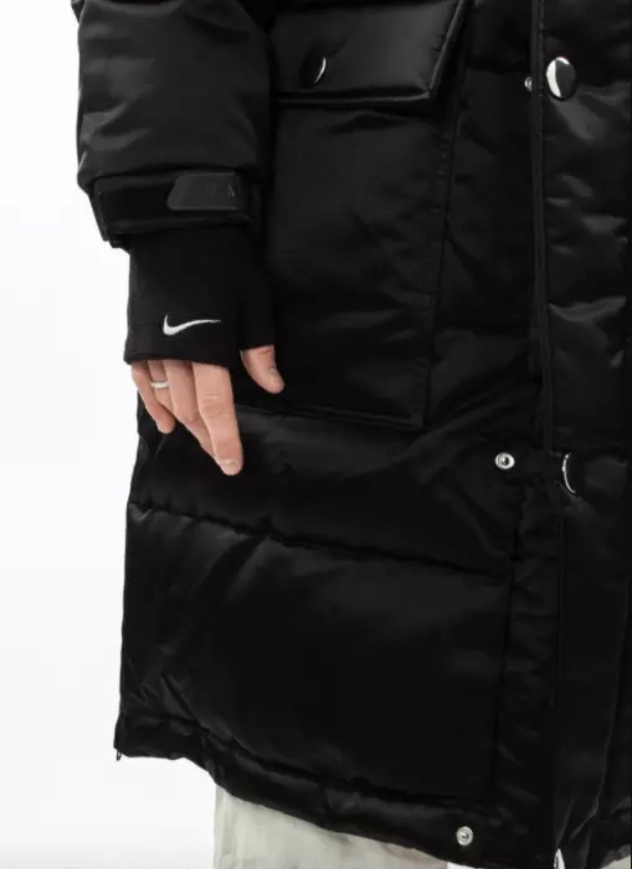 Nike x matthew williams beryllium down jacket black sales