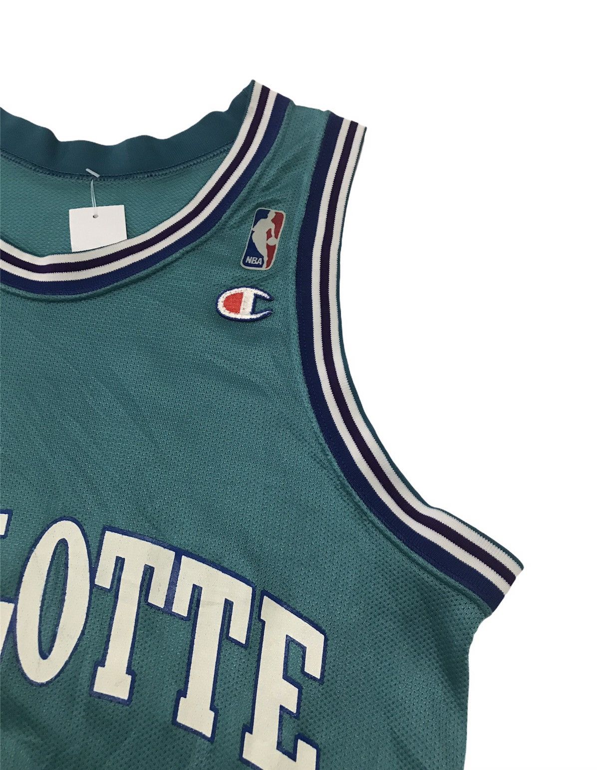 Champion Vintage 90’s NBA Charlotte Larry Johnson Champion Jersey Size US M / EU 48-50 / 2 - 5 Thumbnail