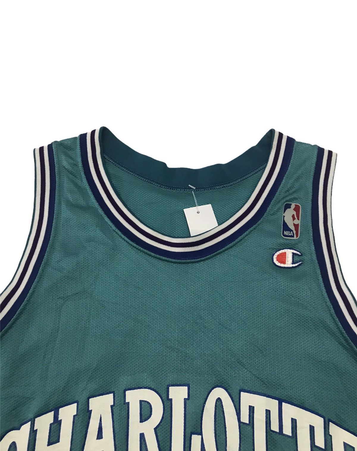 Champion Vintage 90’s NBA Charlotte Larry Johnson Champion Jersey Size US M / EU 48-50 / 2 - 6 Thumbnail