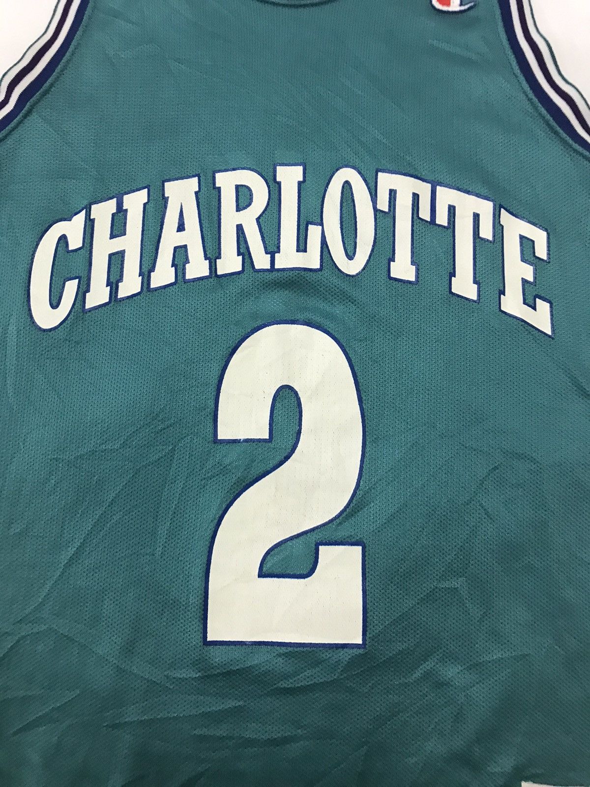 Champion Vintage 90’s NBA Charlotte Larry Johnson Champion Jersey Size US M / EU 48-50 / 2 - 3 Thumbnail