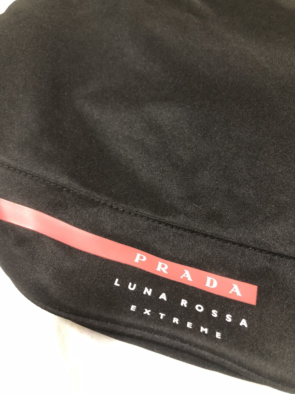 Prada Prada luna rossa extreme drawstring gym bag black Grailed