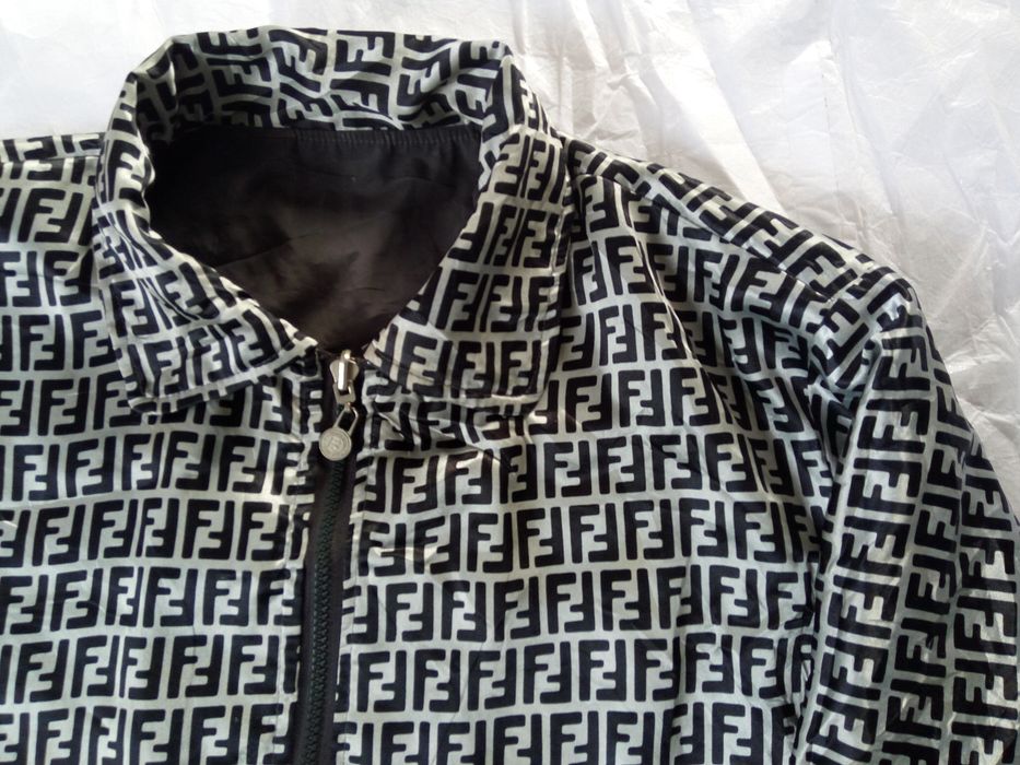 Fendi Rare Vintage Silk Fendi Jacket Zucca Monogram FF not gucci ...