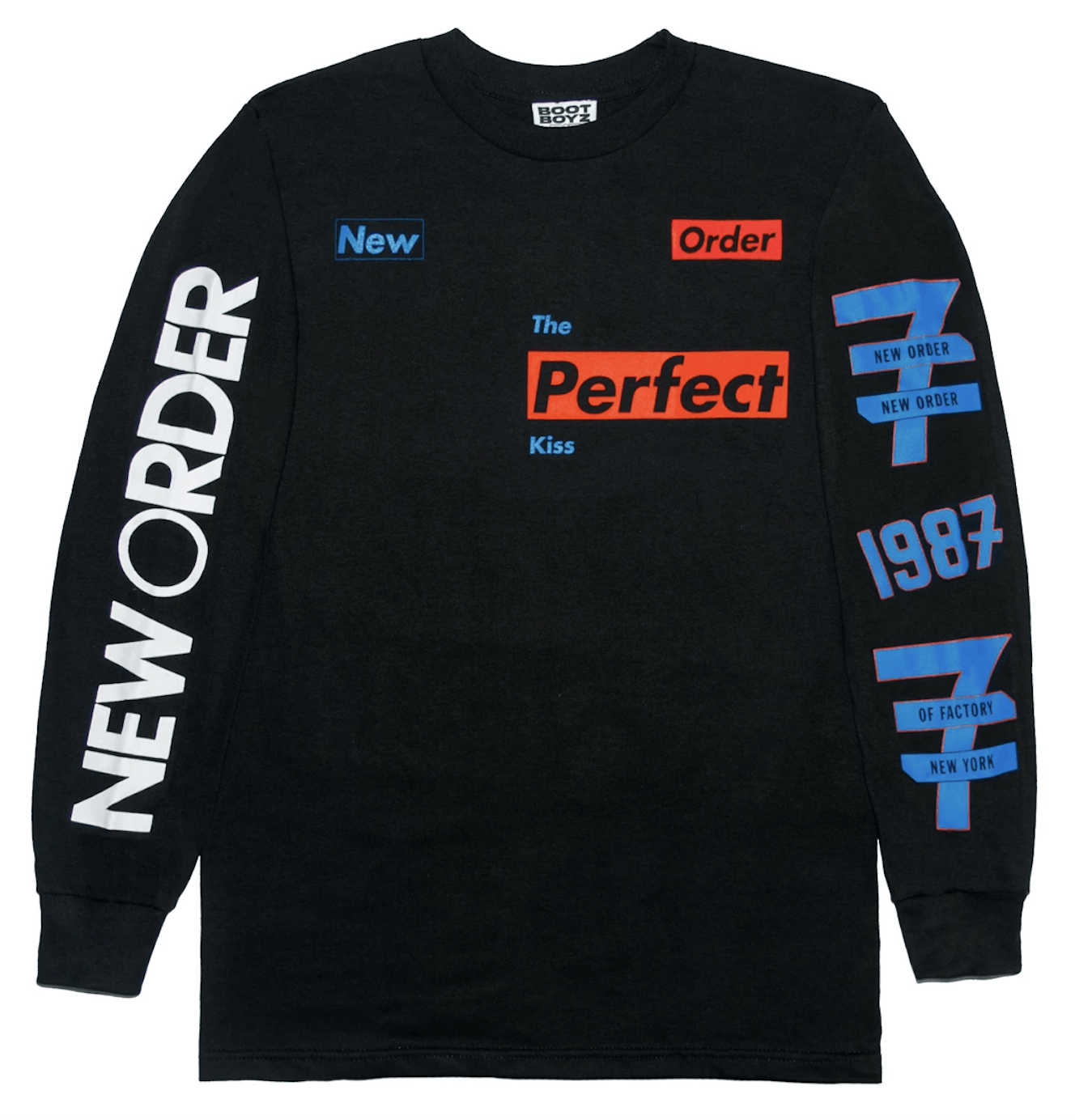 NEW ORDER（BOOT BOYZ BIZ）Tシャツ XLニュー・オーダー Boot Boyz Biz Boot Boyz Biz / New Order V2 Black Long Sleeve