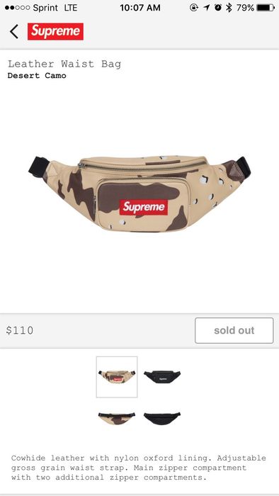 Supreme fanny pack discount grailed