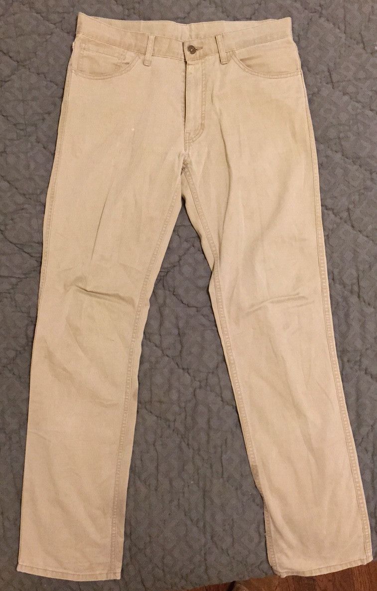 tan slim jean