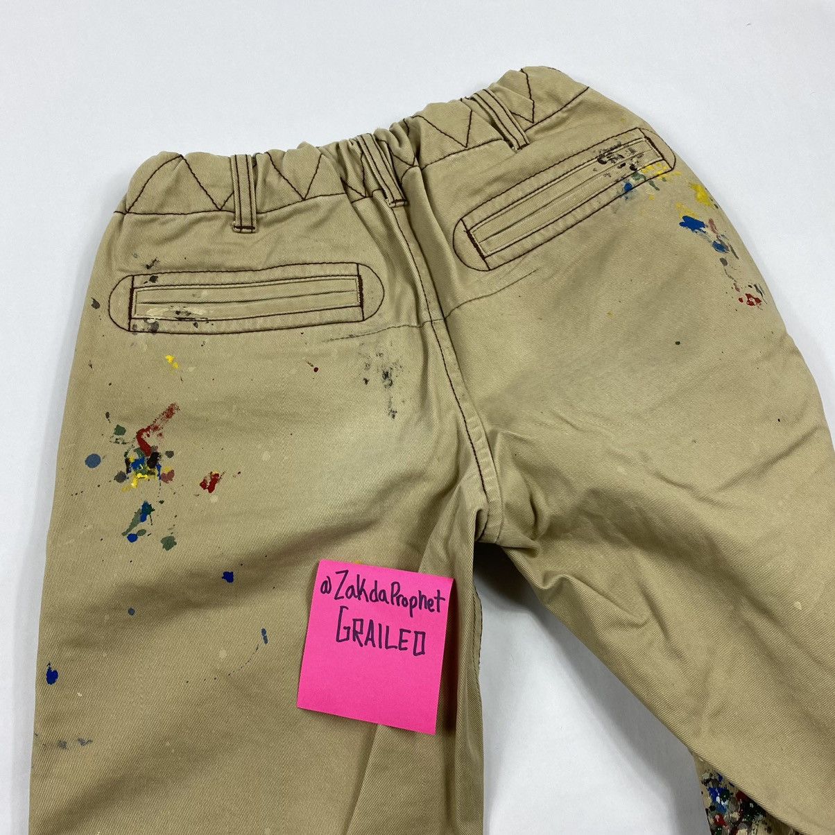 Number (N)ine Number Nine Paint Splatter Pants | Grailed