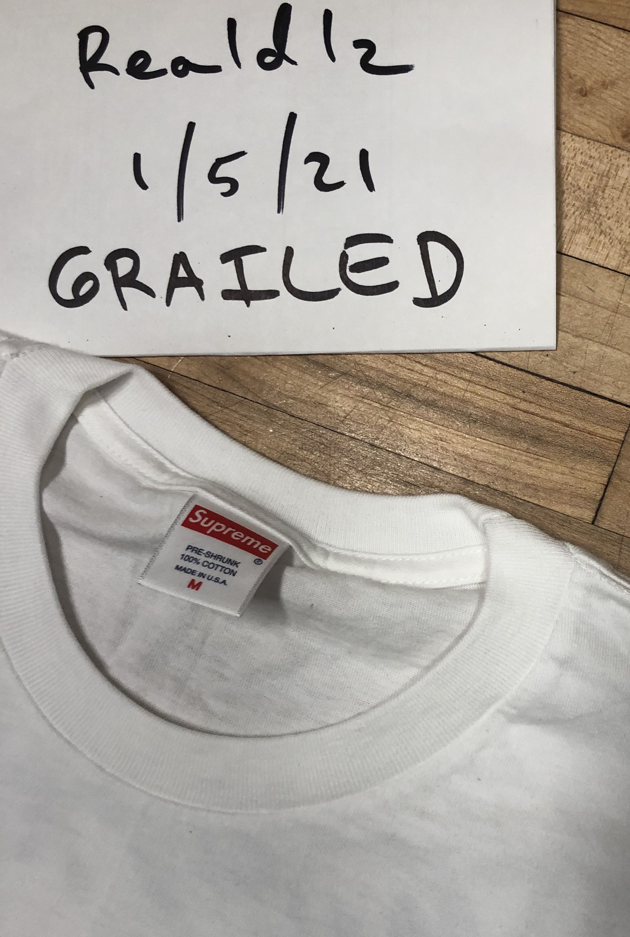 Supreme Futura Box Logo Tee White Men's - SS24 - US