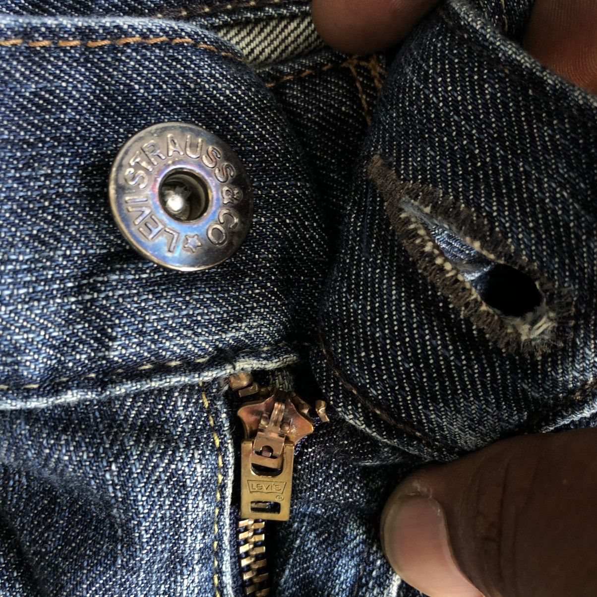 Levi's × Vintage Vintage Levis 511 Distressed Denim Jeans Size US 32 / EU 48 - 3 Thumbnail