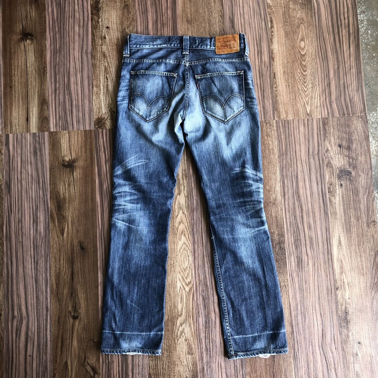 Levi's × Vintage Vintage Levis 511 Distressed Denim Jeans Size US 32 / EU 48 - 6 Thumbnail