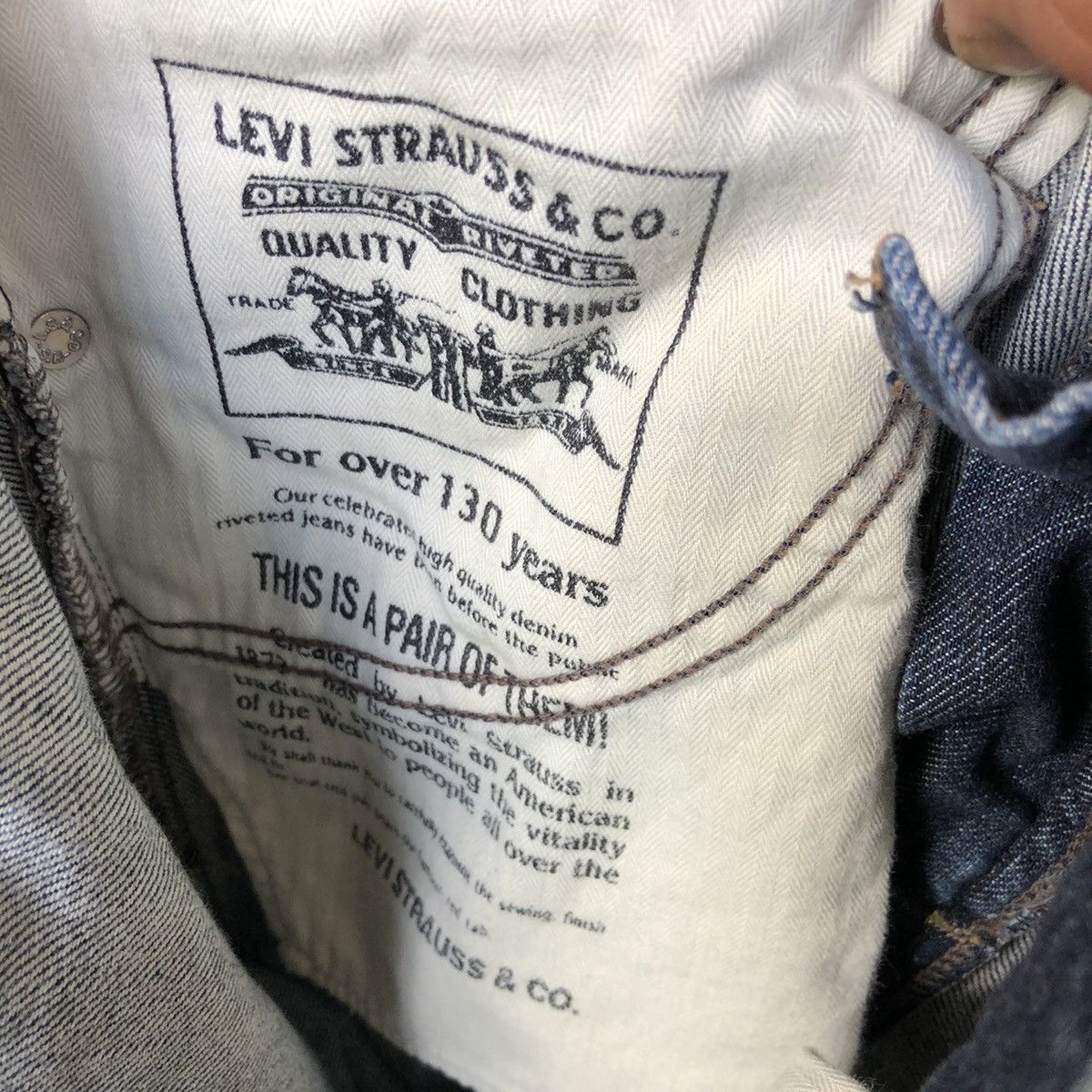 Levi's × Vintage Vintage Levis 511 Distressed Denim Jeans Size US 32 / EU 48 - 5 Thumbnail