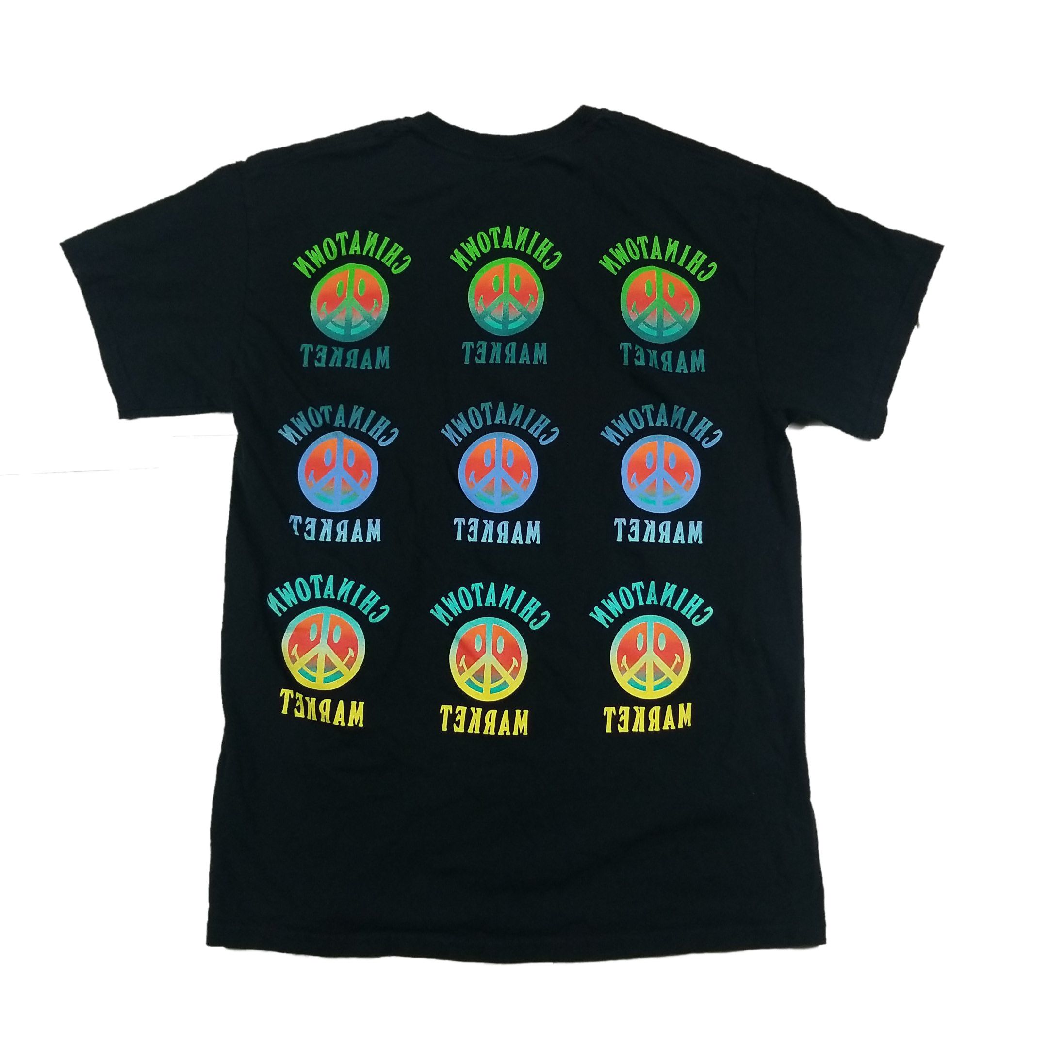 Market Chinatown Market Smiley Face Peace Sign Logo Tee Size US M / EU 48-50 / 2 - 2 Thumbnail