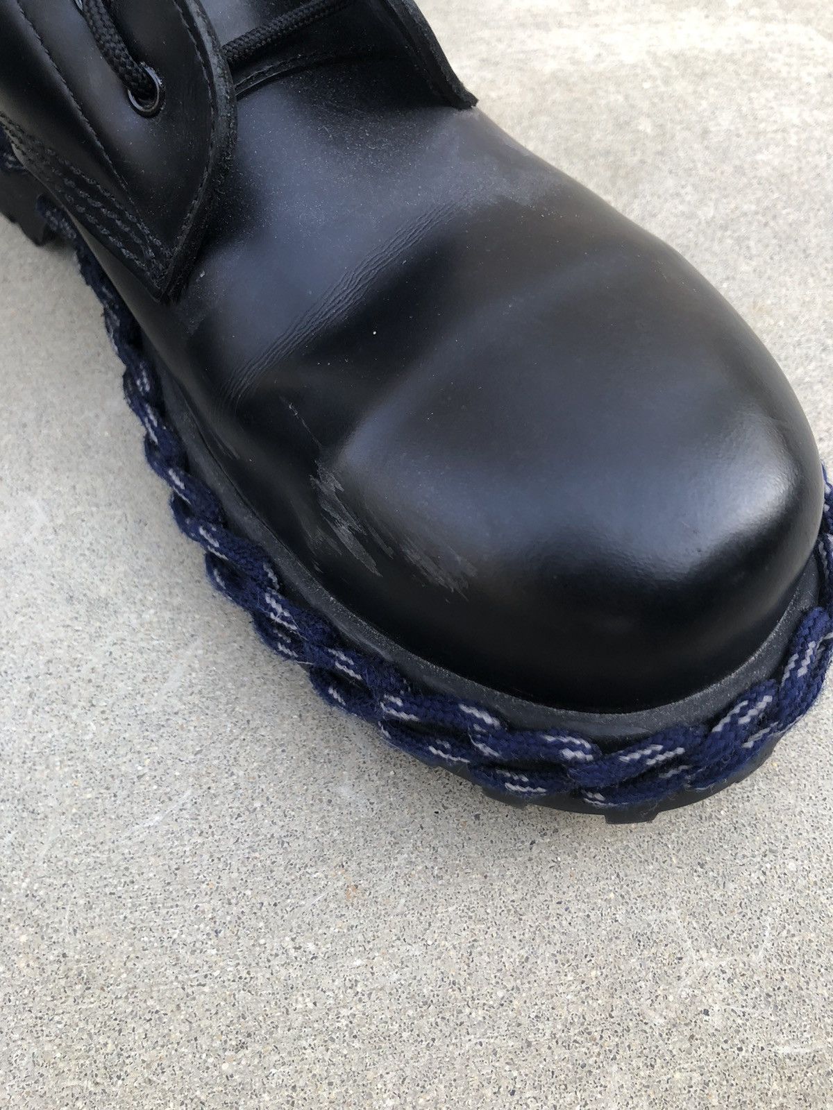 Balenciaga Balenciaga Leather Rope Lace Combat Boots Size US 9 / EU 42 - 3 Thumbnail