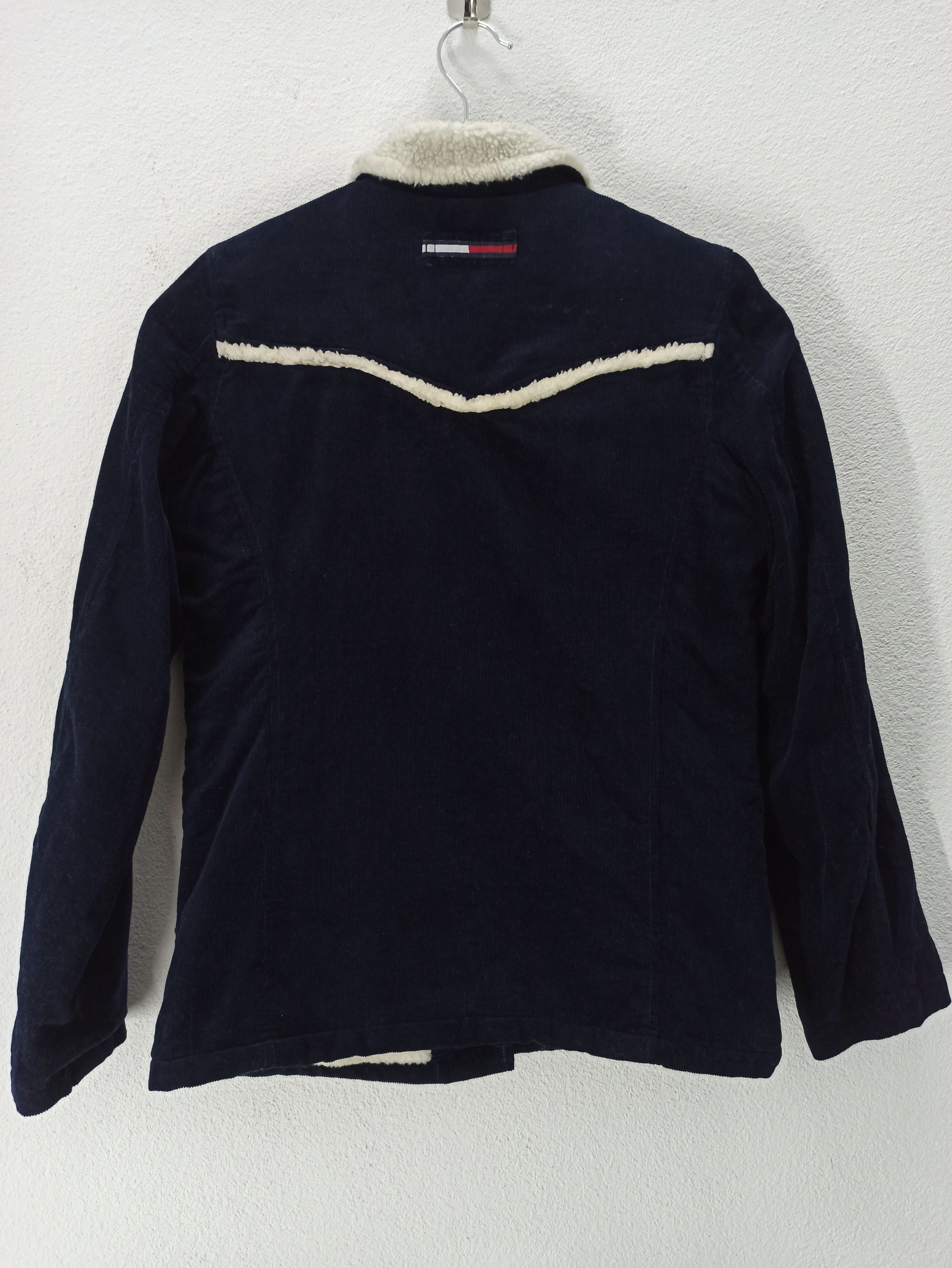 Tommy Hilfiger × Vintage Vintage Trucker Corduroy Sherpa Jacket Tommy Hillfiger Size US S / EU 44-46 / 1 - 4 Thumbnail