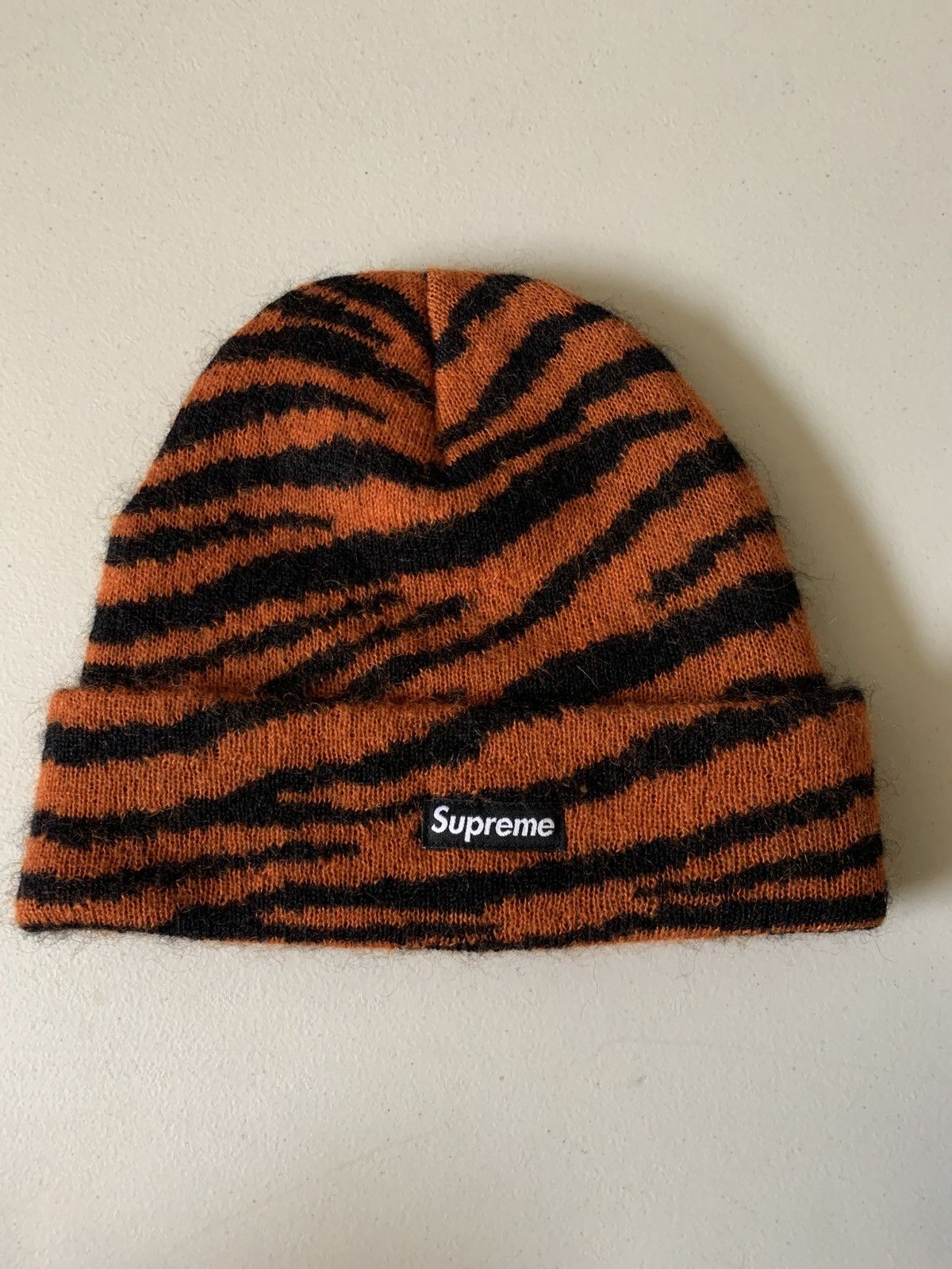 Supreme Supreme Mohair Beanie Tiger Stripe FW20 | Grailed