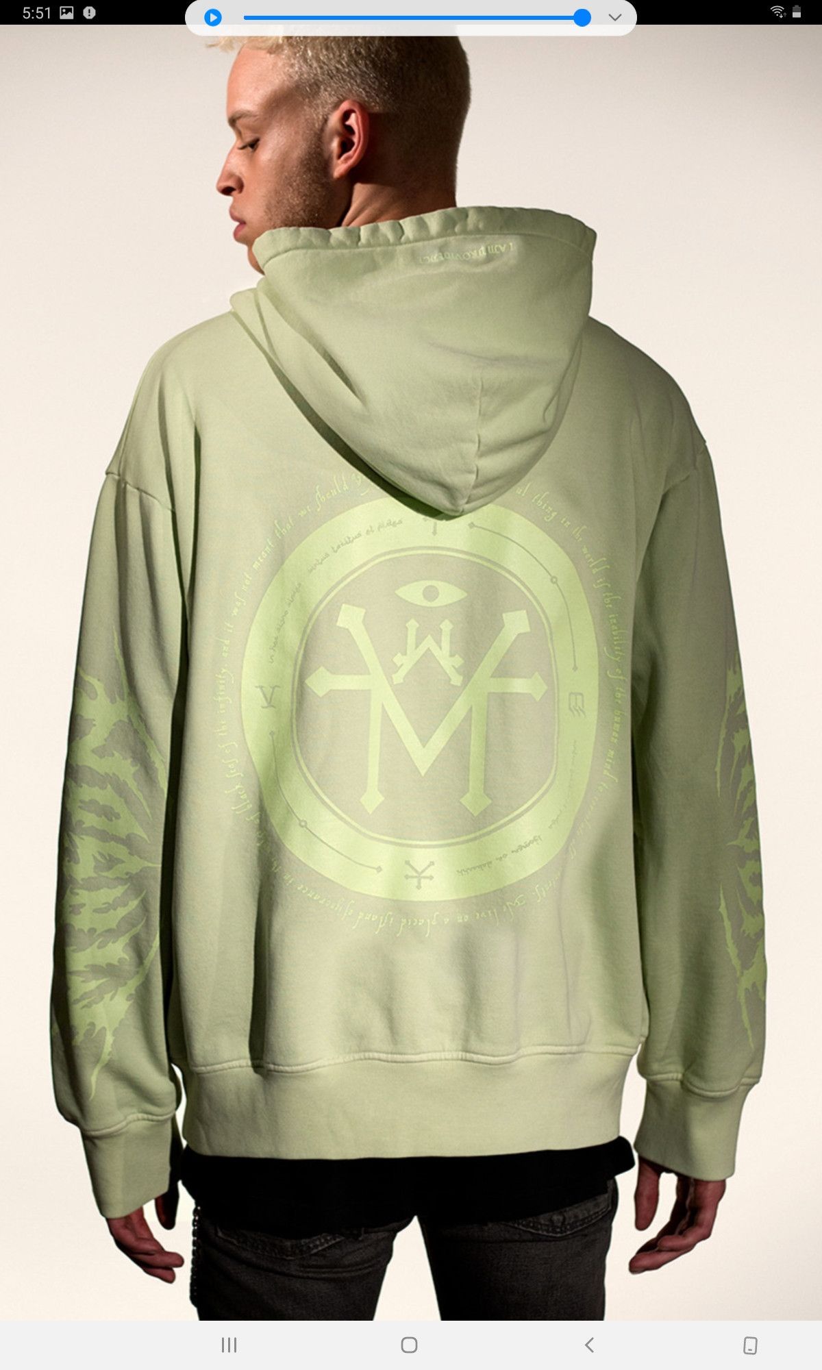 Mason Garments Mason Joe Perez hoodie pale horse | Grailed