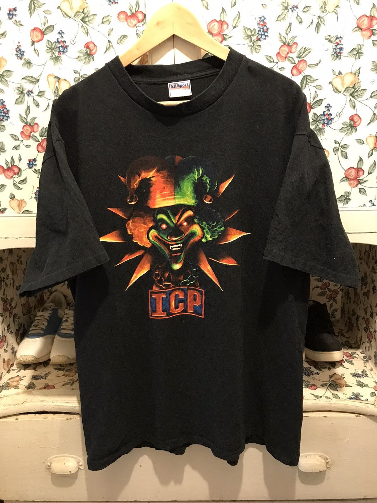 Vintage Insane Clown Posse ICP 90's XL Rare T Shirt Violent