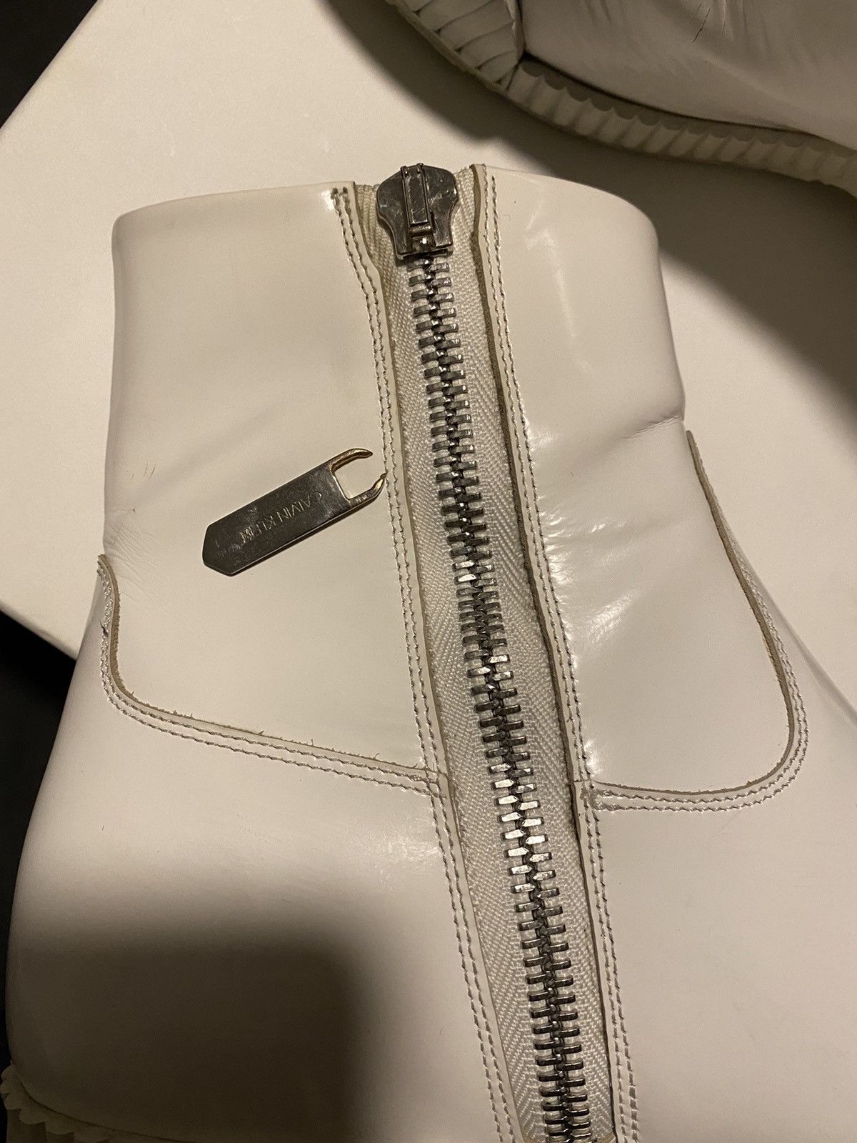 Calvin Klein 205W39NYC Calvin Klein 205w39nyc dense spazzolato leather boots Grailed