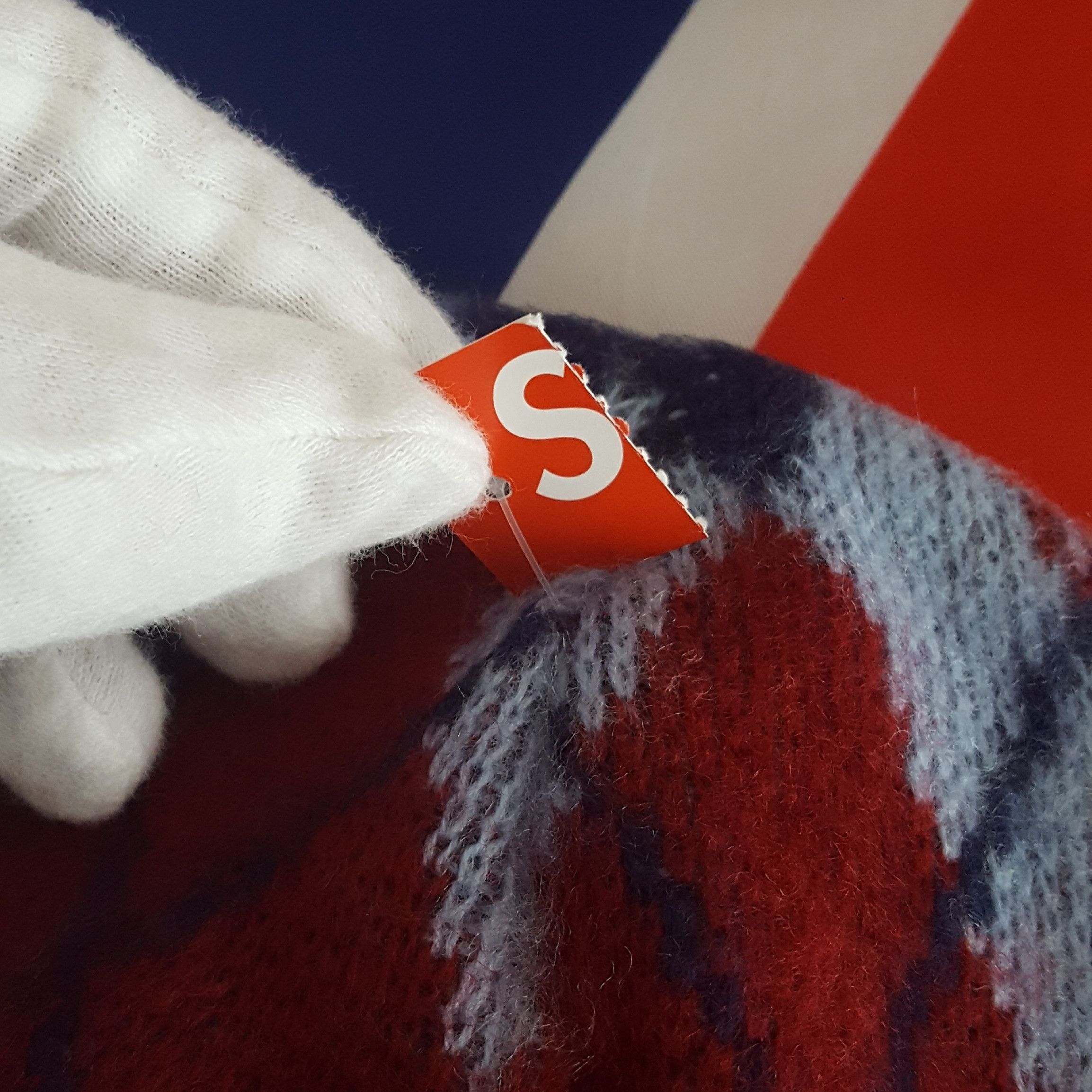 Supreme FW15 Argyle Mohair Beanie Size ONE SIZE - 4 Thumbnail