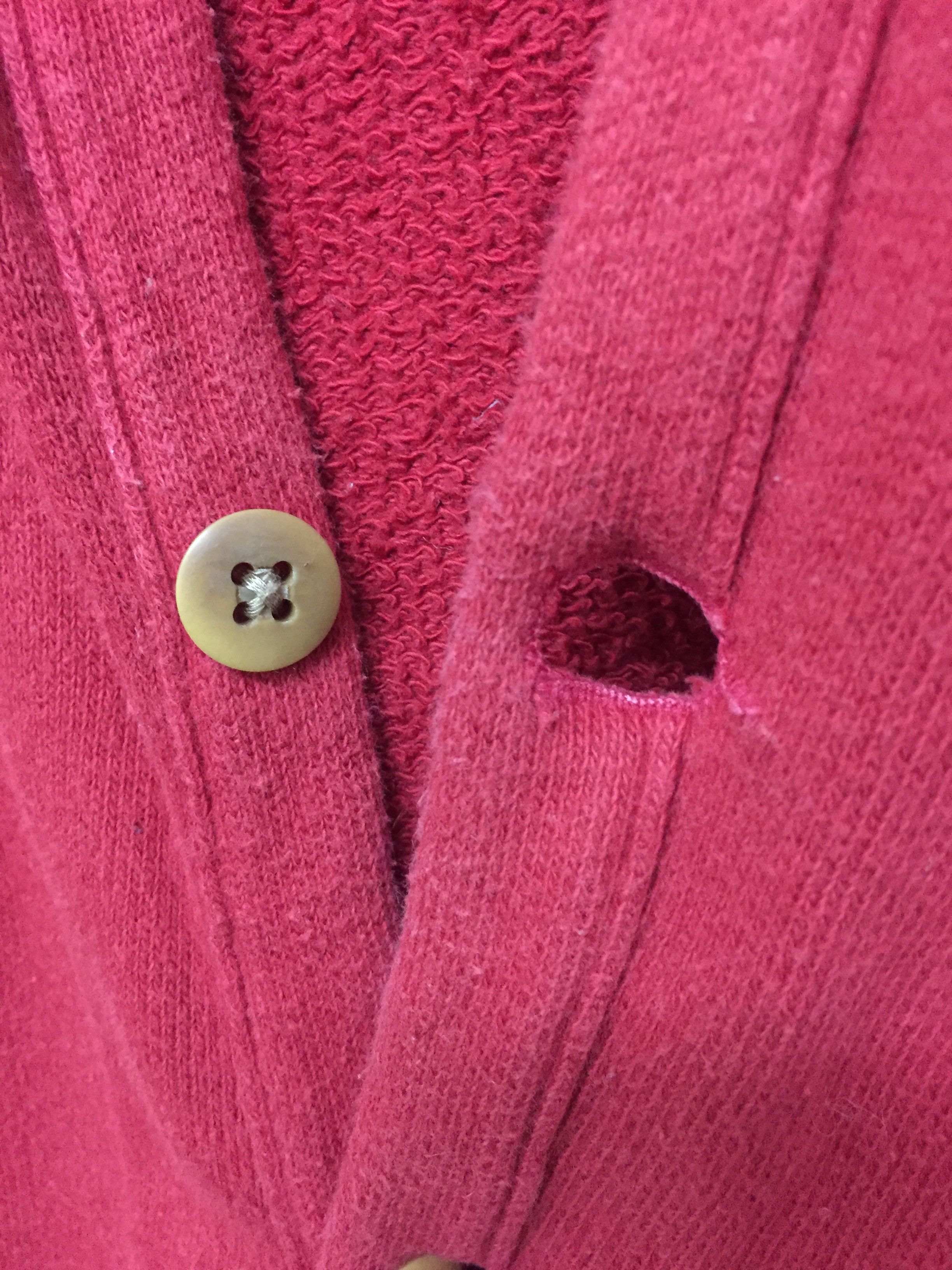 45rpm RED Button up Cardigan Size US M / EU 48-50 / 2 - 8 Thumbnail