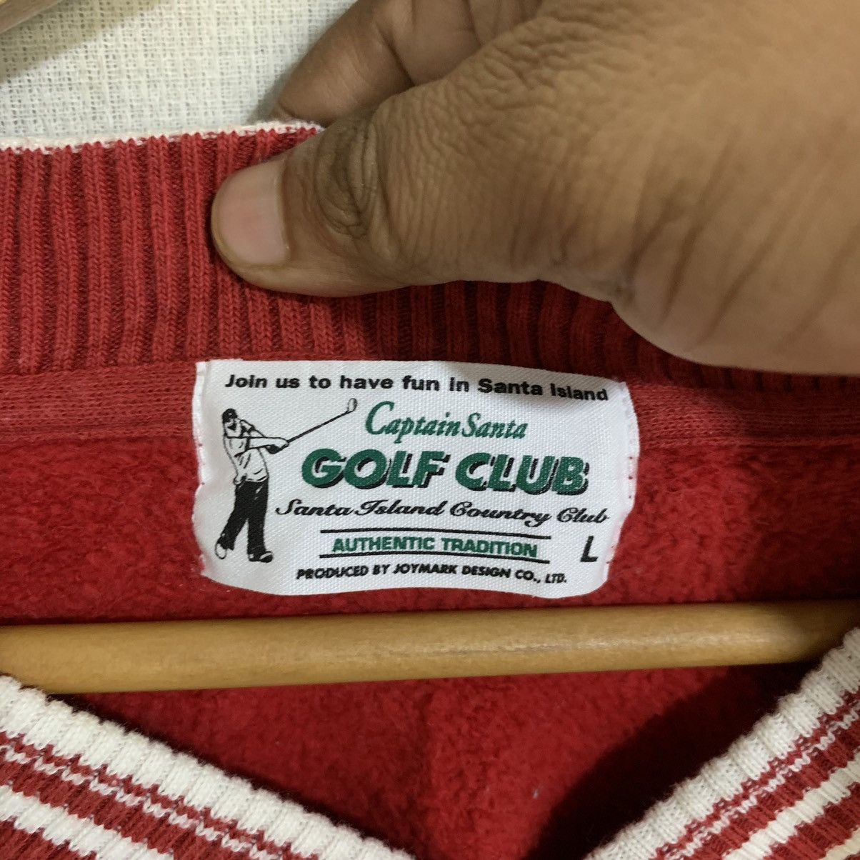 Other V neck sweatshirt captain santa golf club Size US L / EU 52-54 / 3 - 4 Thumbnail