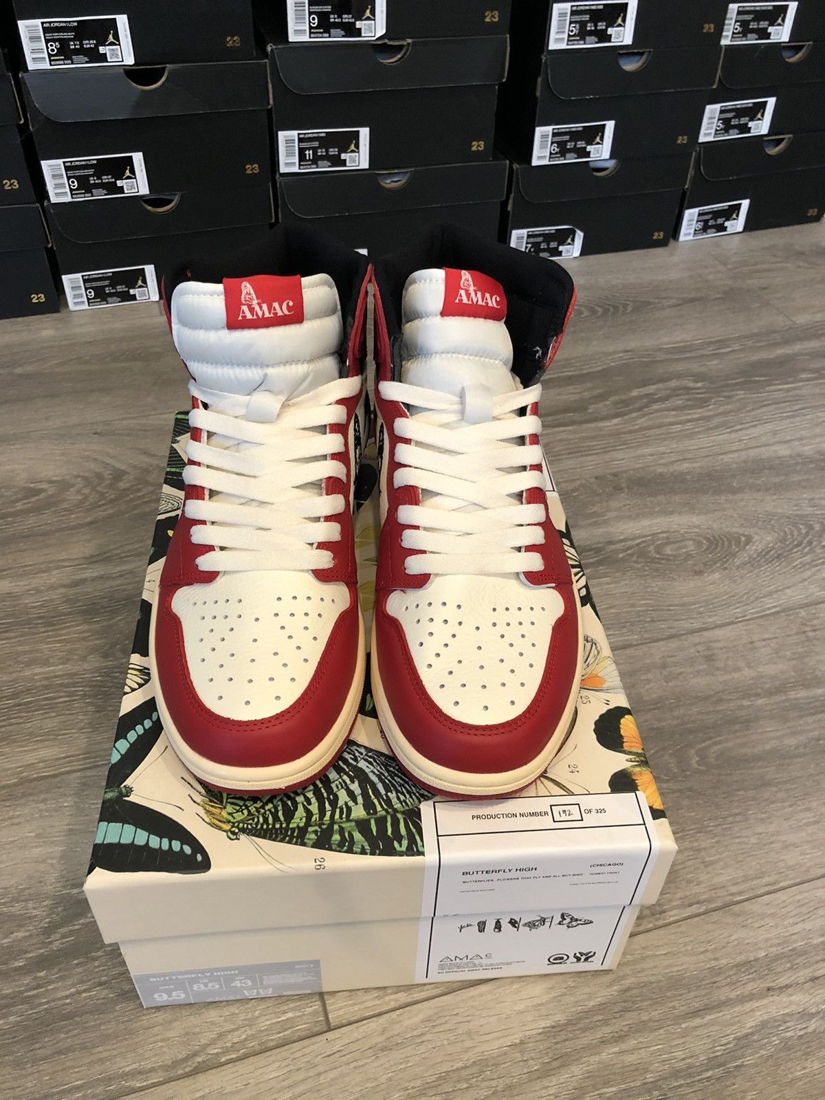 Amac AMAC custom Jordan Butterfly 1 Chicago sz 9.5 | Grailed