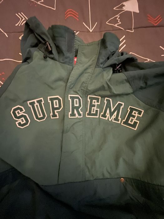 Supreme court store half zip pullover