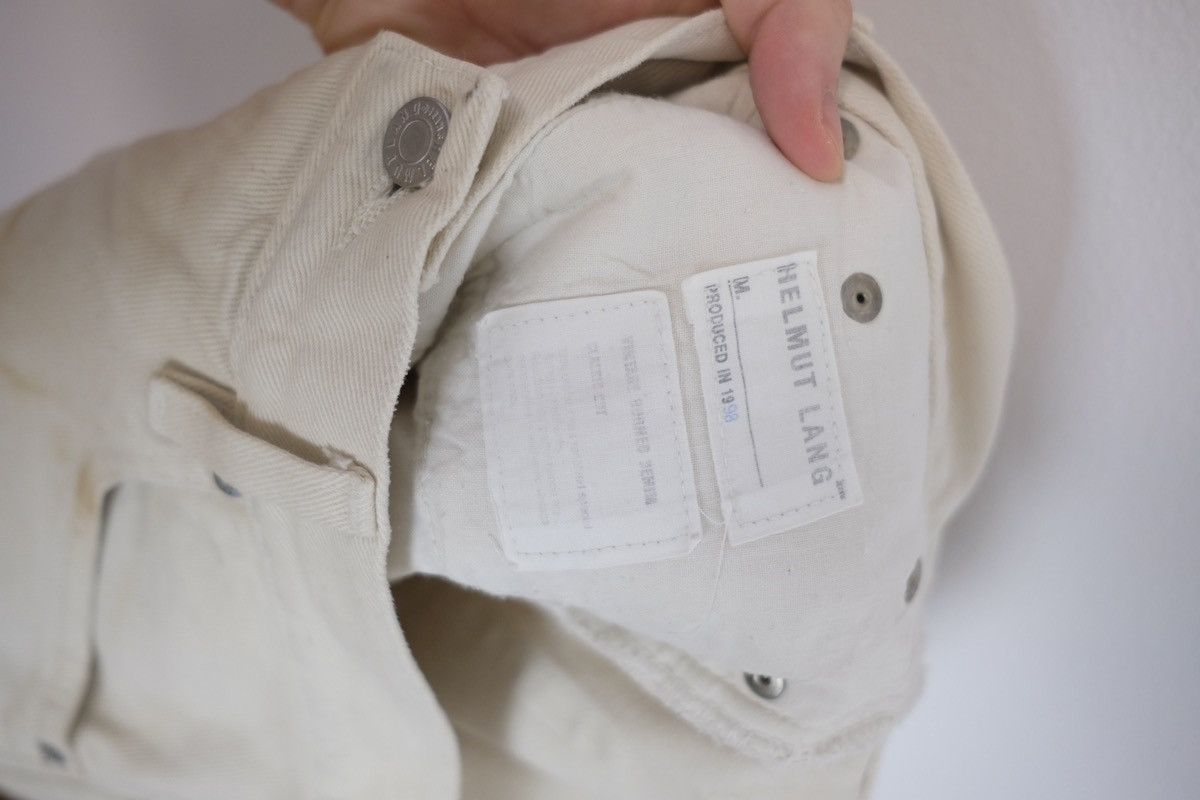 Helmut Lang Helmut Lang 1998 Vintage Burned Denim Size US 31 - 6 Thumbnail