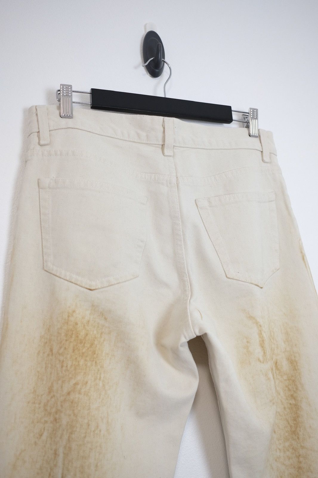 Helmut Lang Helmut Lang 1998 Vintage Burned Denim Size US 31 - 4 Thumbnail