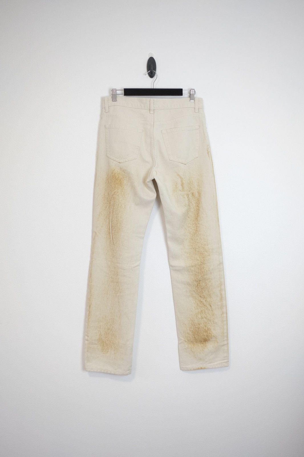 Helmut Lang Helmut Lang 1998 Vintage Burned Denim Size US 31 - 5 Thumbnail