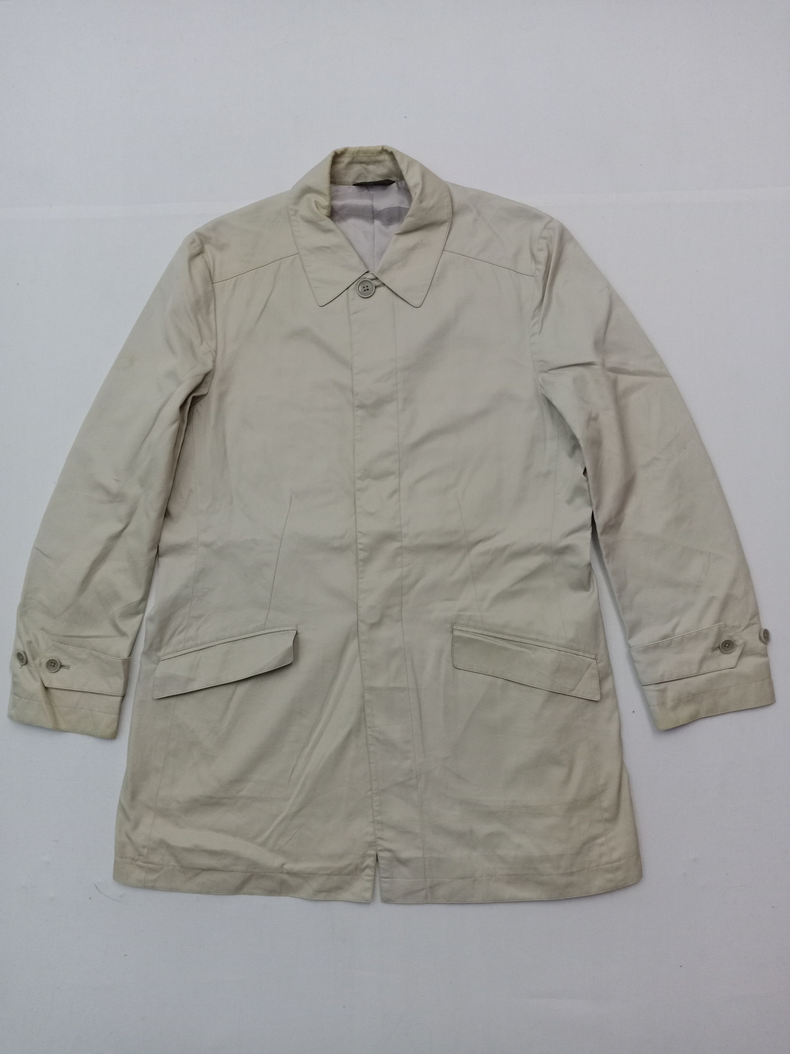 Y's for Men × Yohji Yamamoto Vintage A.A.R Yohji Yamamoto Suit Trench Coat Size US M / EU 48-50 / 2 - 1 Thumbnail
