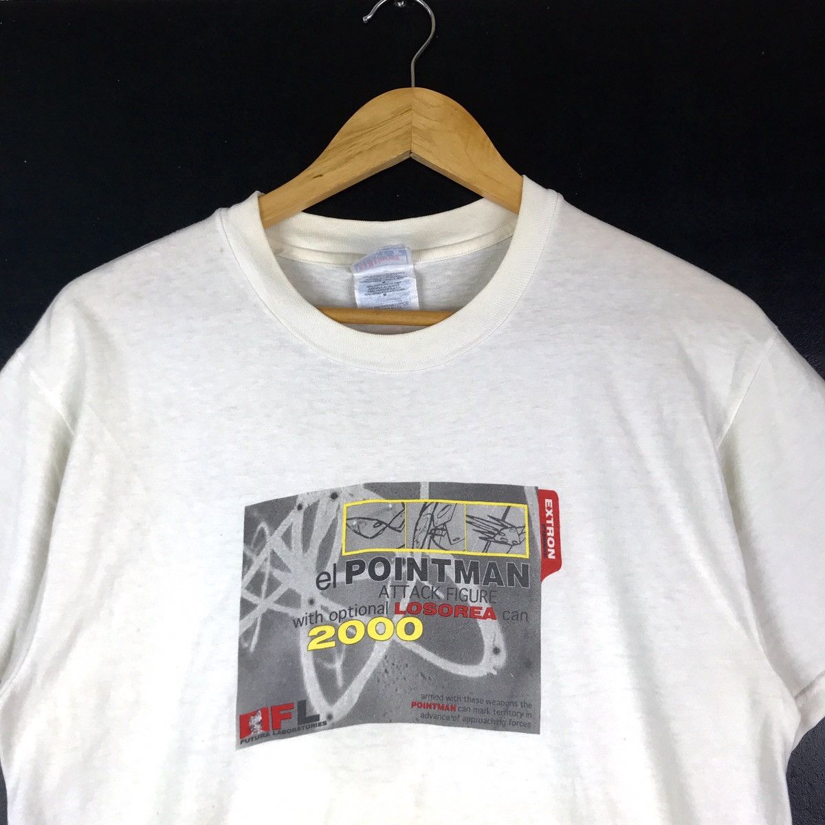 Bape Vintage Futura Laboratories X A Bathing Ape Bape Hanes Tee Size US M / EU 48-50 / 2 - 2 Thumbnail