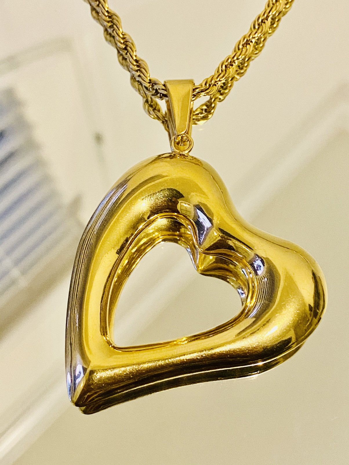 HEART SOLID 14K GOLD FILLED LIFETIME WARRANTY