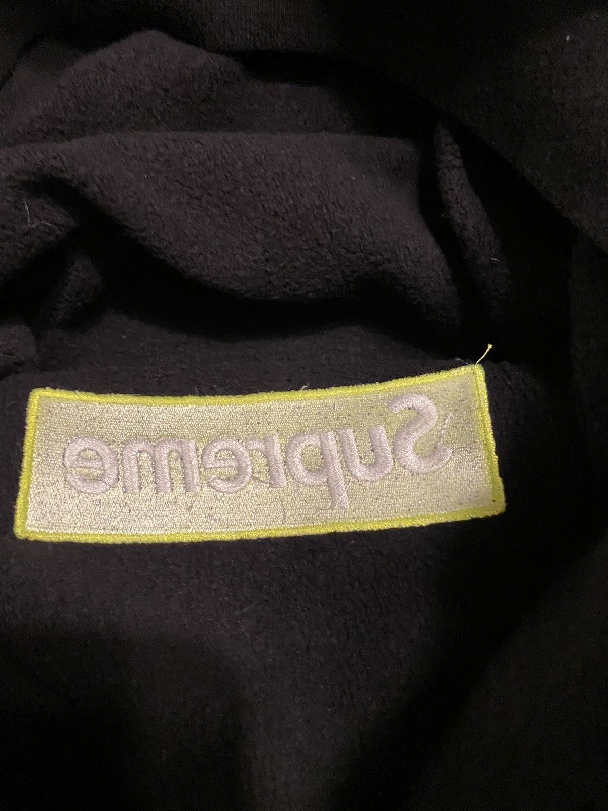 Supreme black lime box logo shop