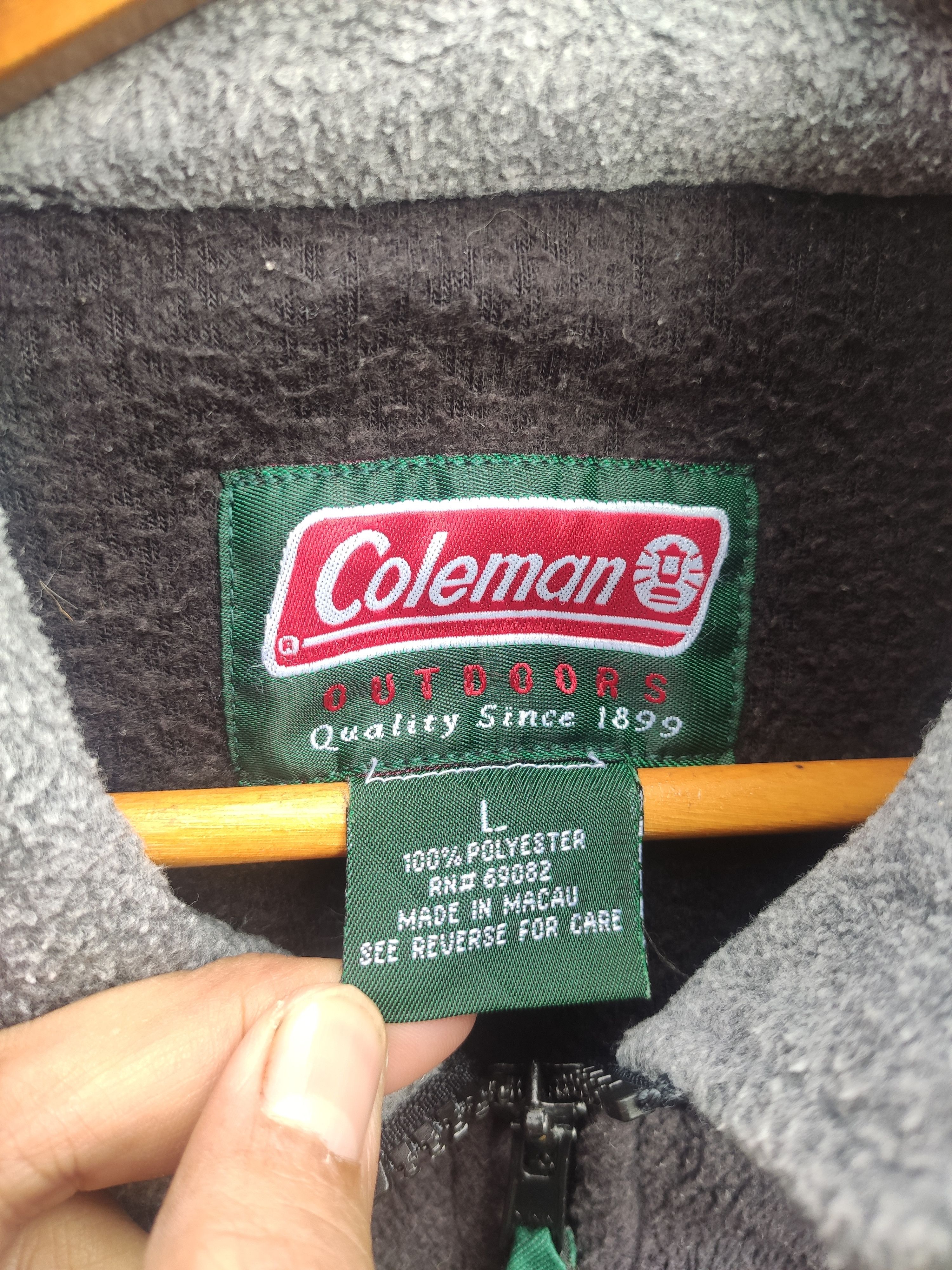Coleman Vintage Coleman fleece zipper sweater Size US L / EU 52-54 / 3 - 6 Thumbnail