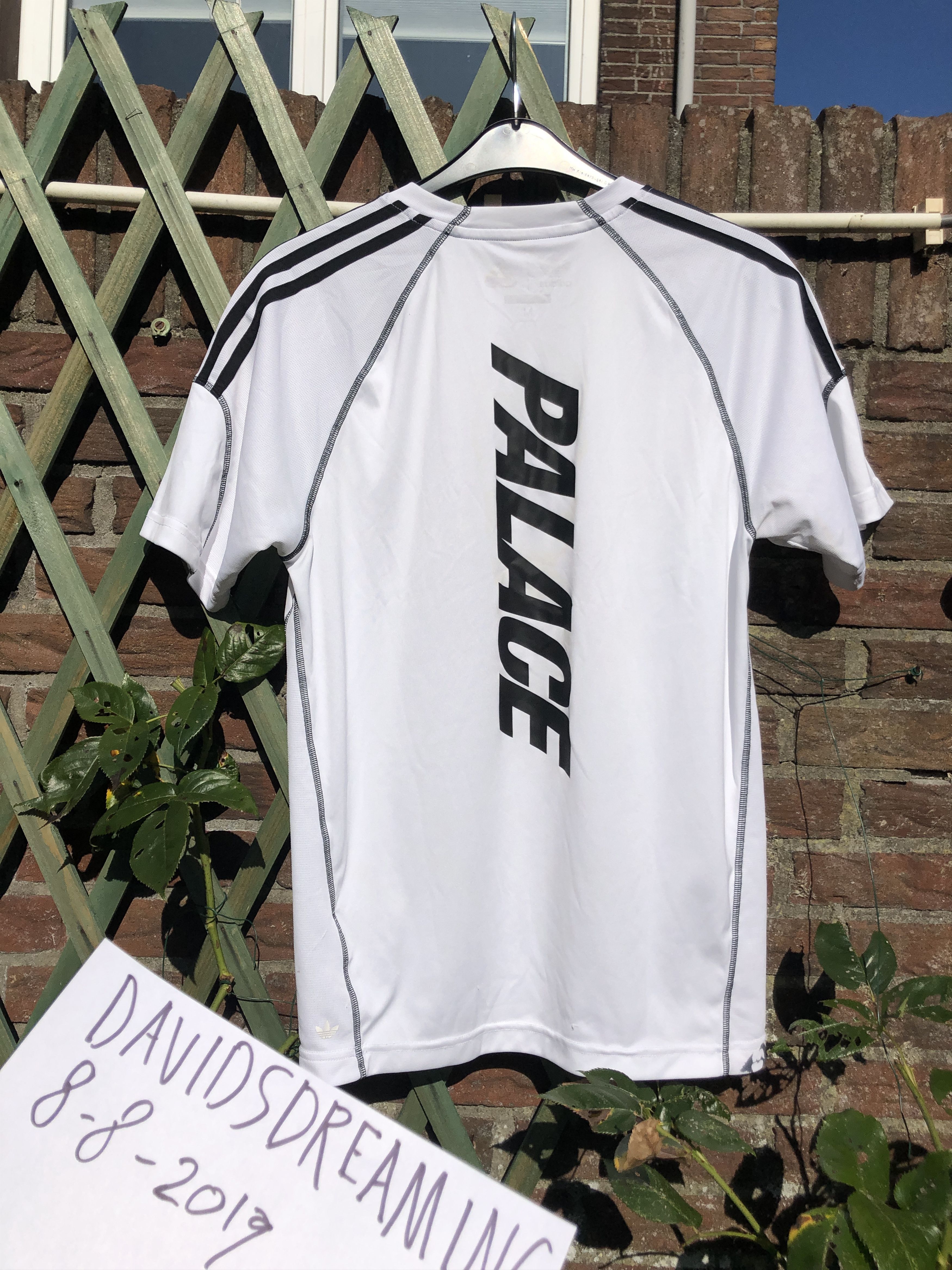 未使用 PALACE x ADIDAS ゲームシャツ サイズM 白 未使用 PALACE x ADIDAS ゲームシャツ サイズM 白|mercari