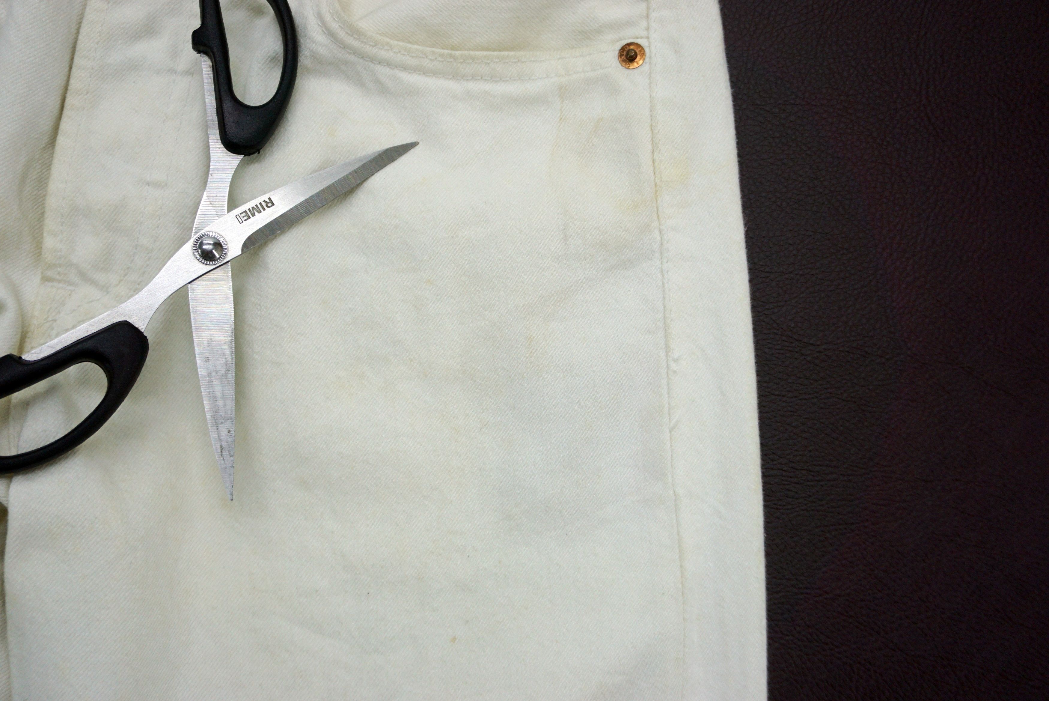 Levi's × Levi's Vintage Clothing Levis 501 Vintage 90s White Jeans Size US 29 - 15 Thumbnail